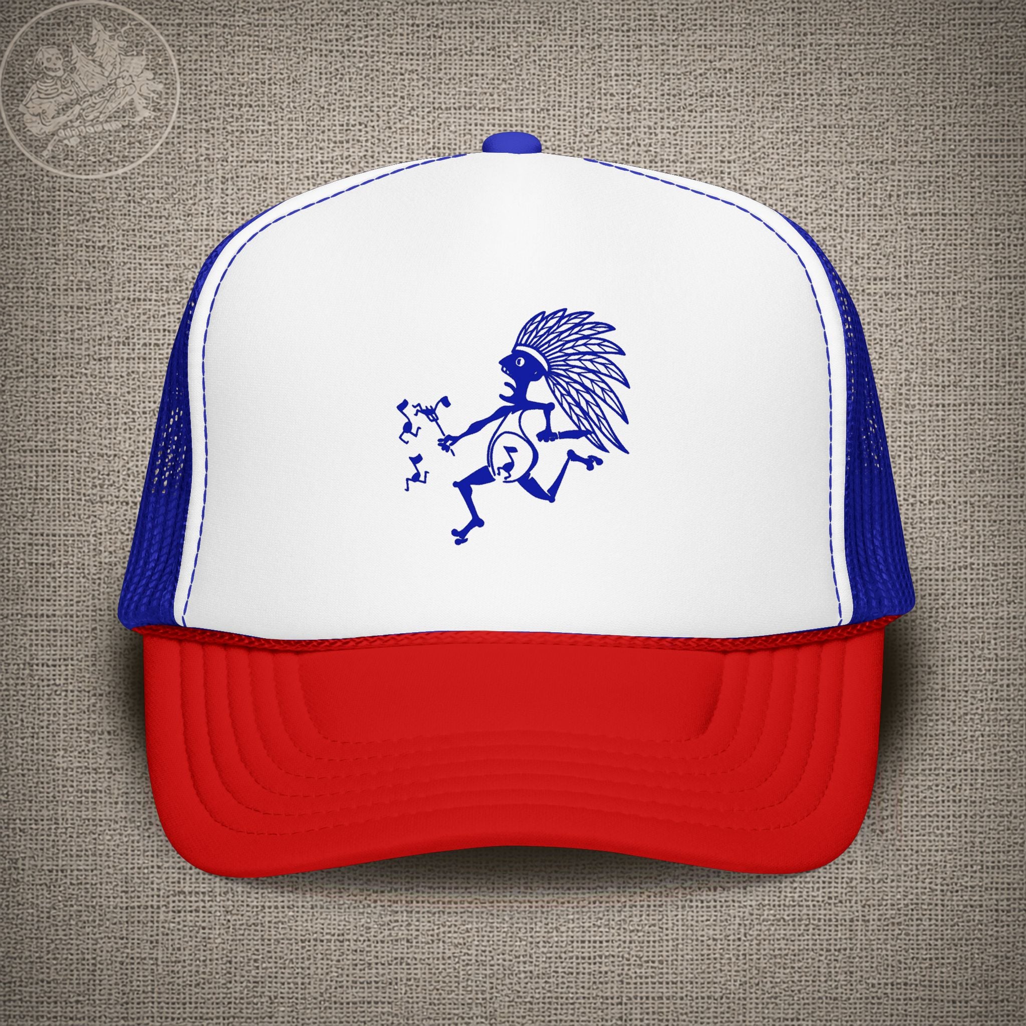 Blue Indian | Widespread Panic Shakedown Lot Style Trucker Hat