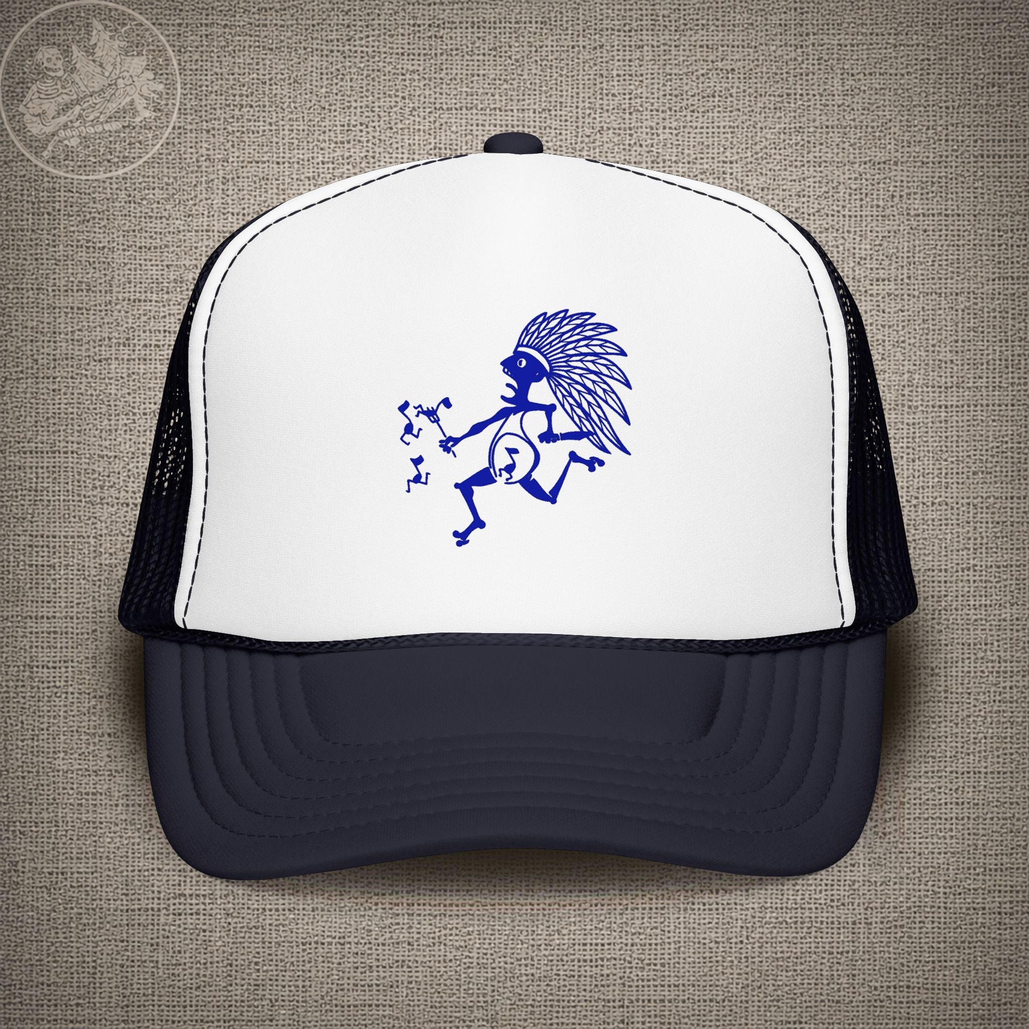 Blue Indian | Widespread Panic Shakedown Lot Style Trucker Hat