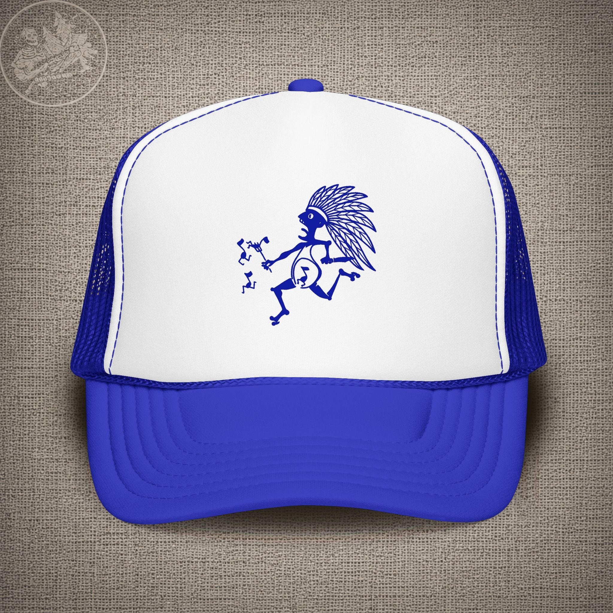 Blue Indian | Widespread Panic Shakedown Lot Style Trucker Hat