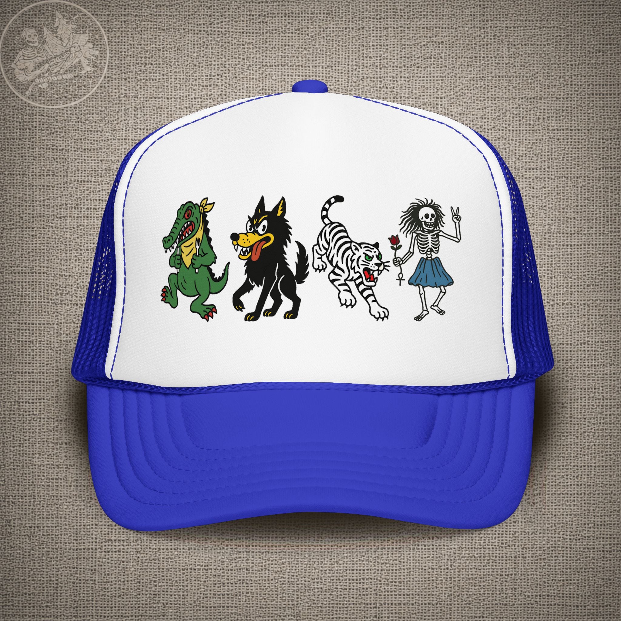 Jerry Garcia's Guitars | JGB & Grateful Dead Shakedown Lot Style Trucker Hat