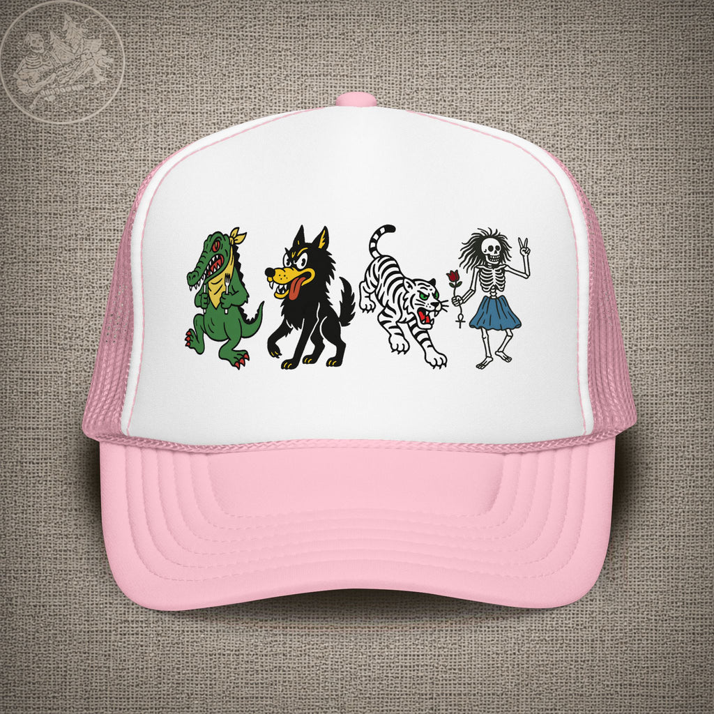 Jerry Garcia's Guitars | JGB & Grateful Dead Shakedown Lot Style Trucker Hat