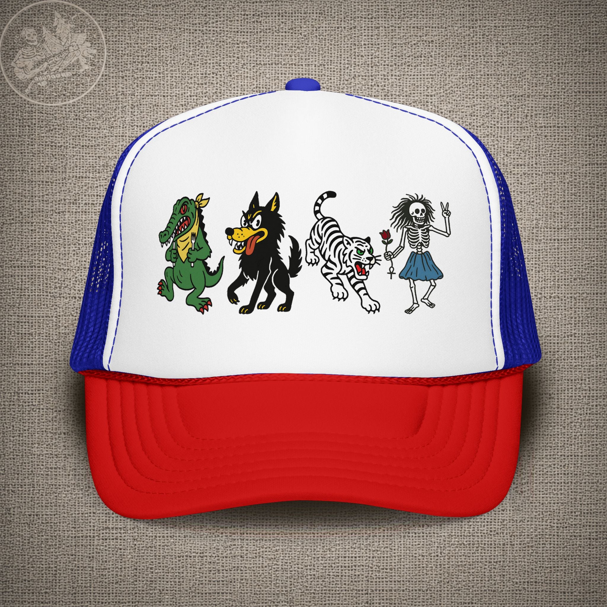 Jerry Garcia's Guitars | JGB & Grateful Dead Shakedown Lot Style Trucker Hat