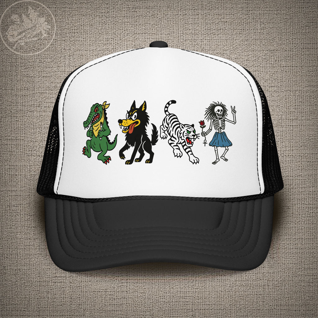 Jerry Garcia's Guitars | JGB & Grateful Dead Shakedown Lot Style Trucker Hat