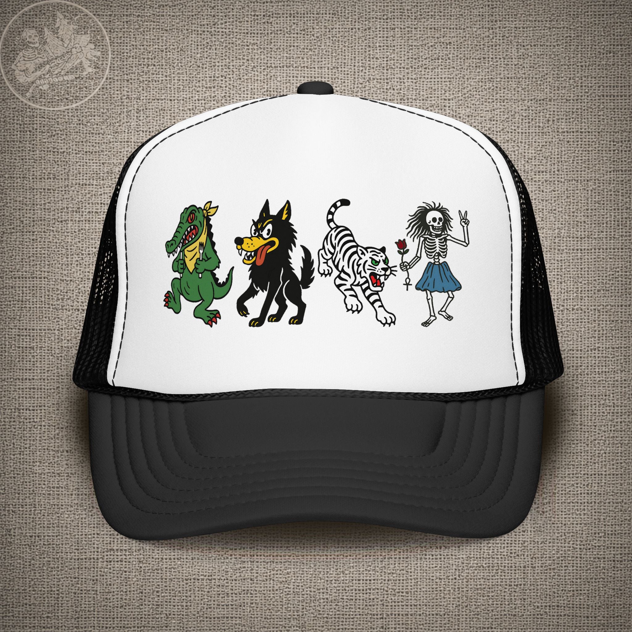 Jerry Garcia's Guitars | JGB & Grateful Dead Shakedown Lot Style Trucker Hat