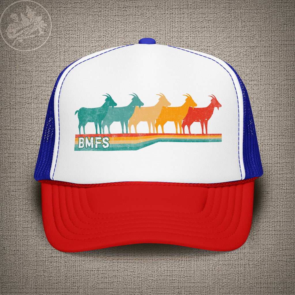 BMFS Retro Goats | Billy Strings Shakedown Lot Style Trucker Hat