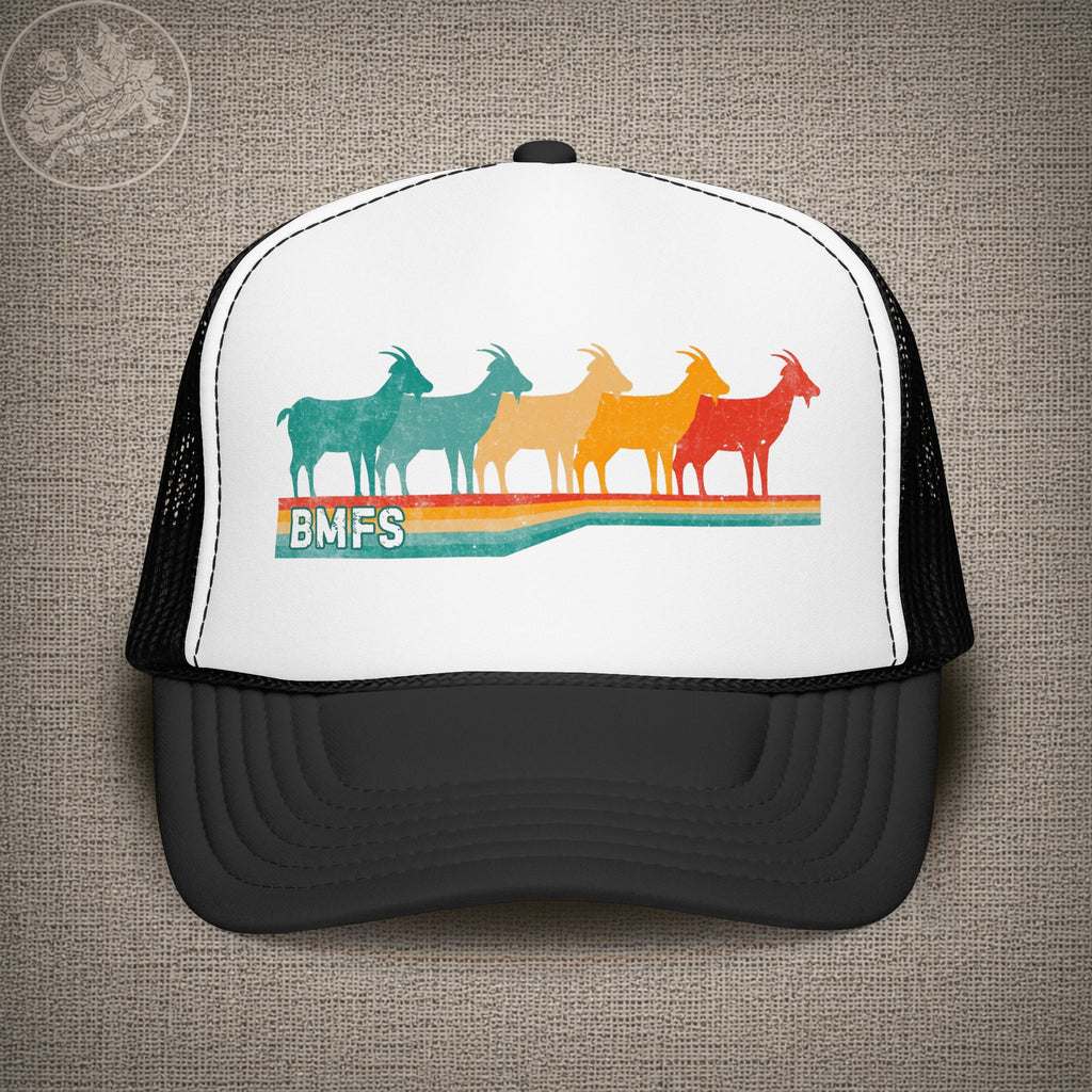 BMFS Retro Goats | Billy Strings Shakedown Lot Style Trucker Hat