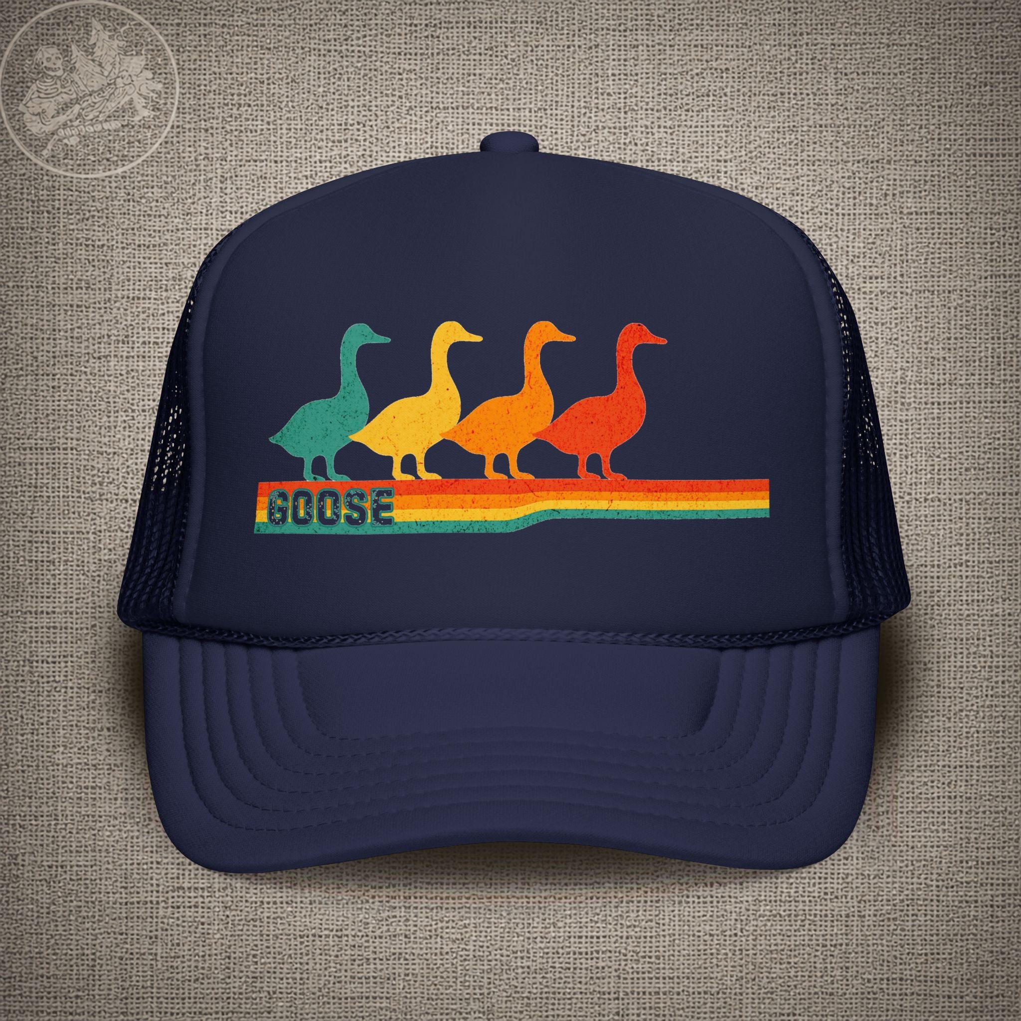 Retro Geese | Goose Shakedown Lot Style Trucker Hat