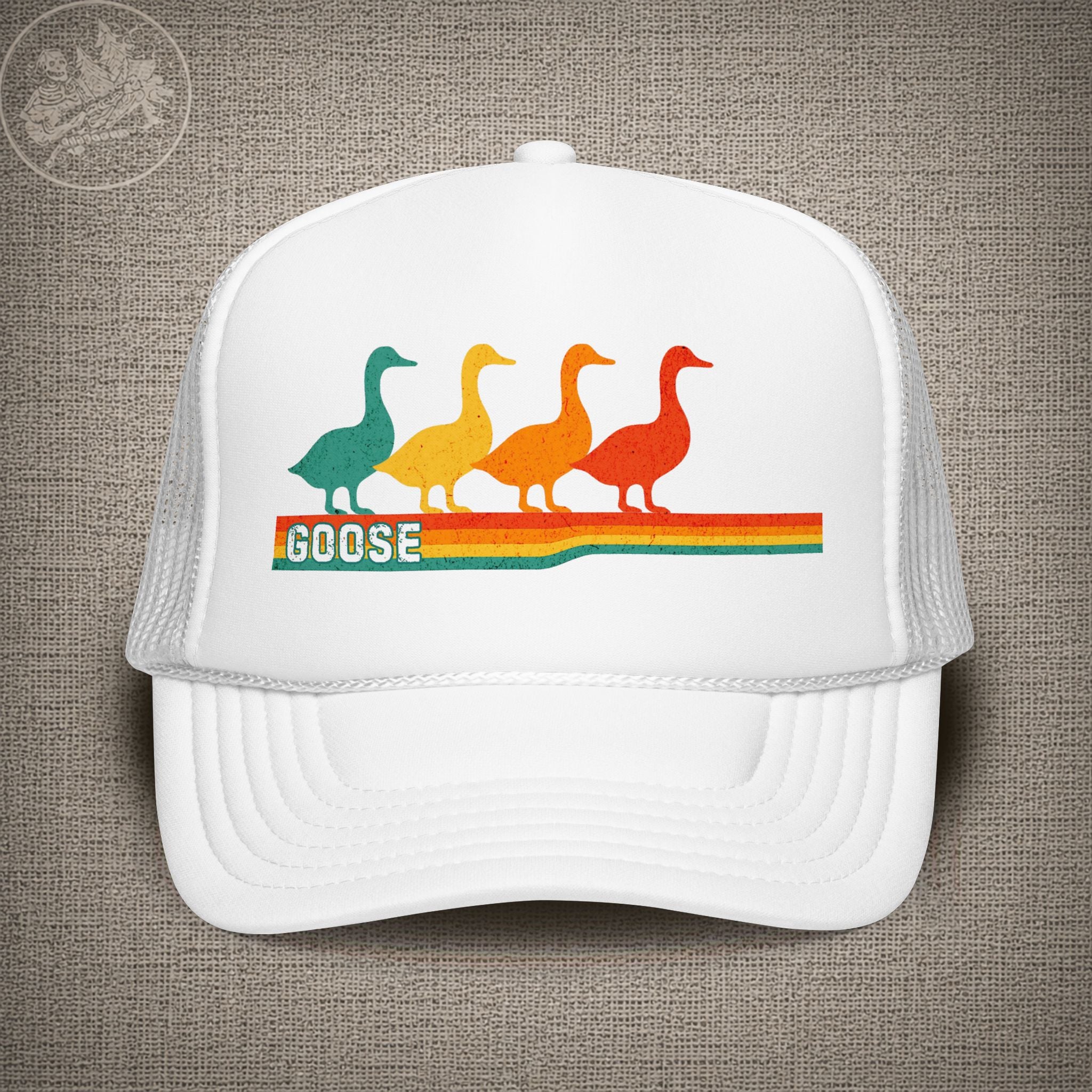 Retro Geese | Goose Shakedown Lot Style Trucker Hat