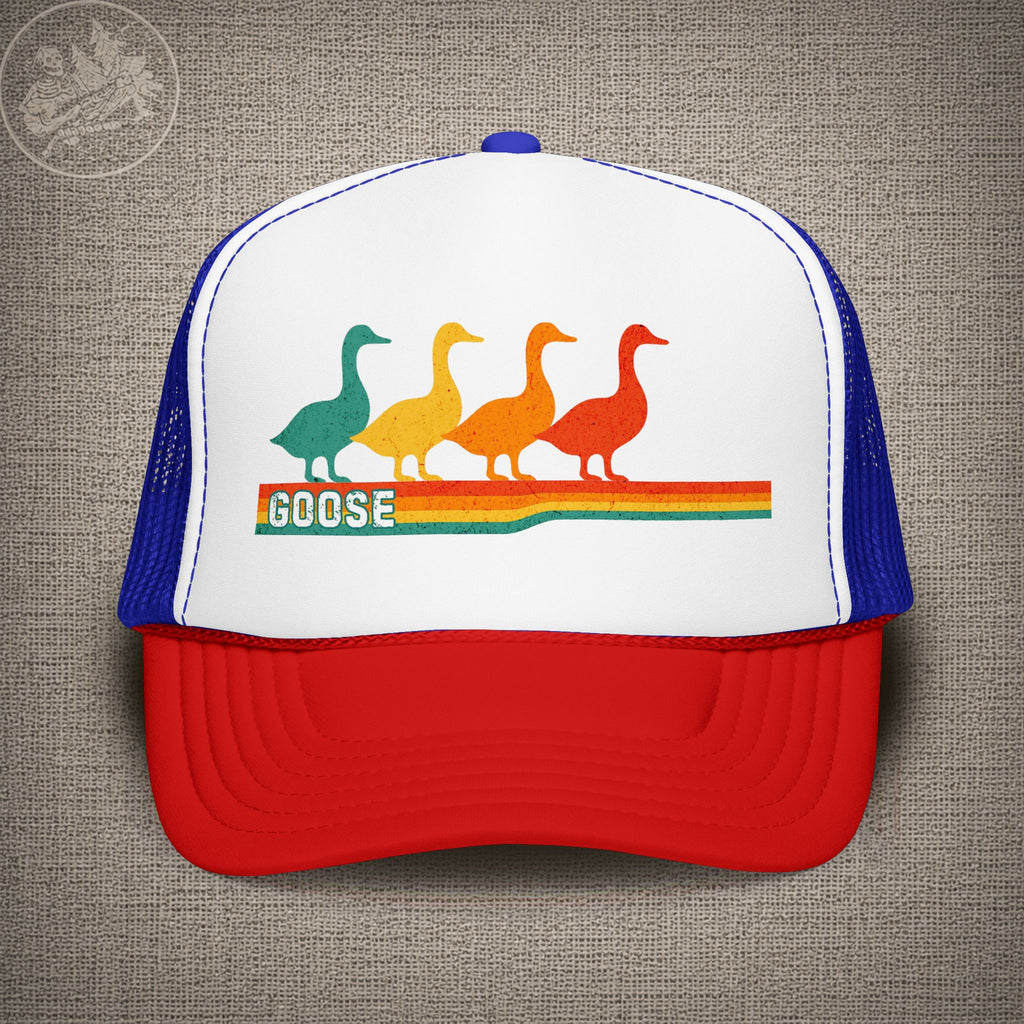 Retro Geese | Goose Shakedown Lot Style Trucker Hat
