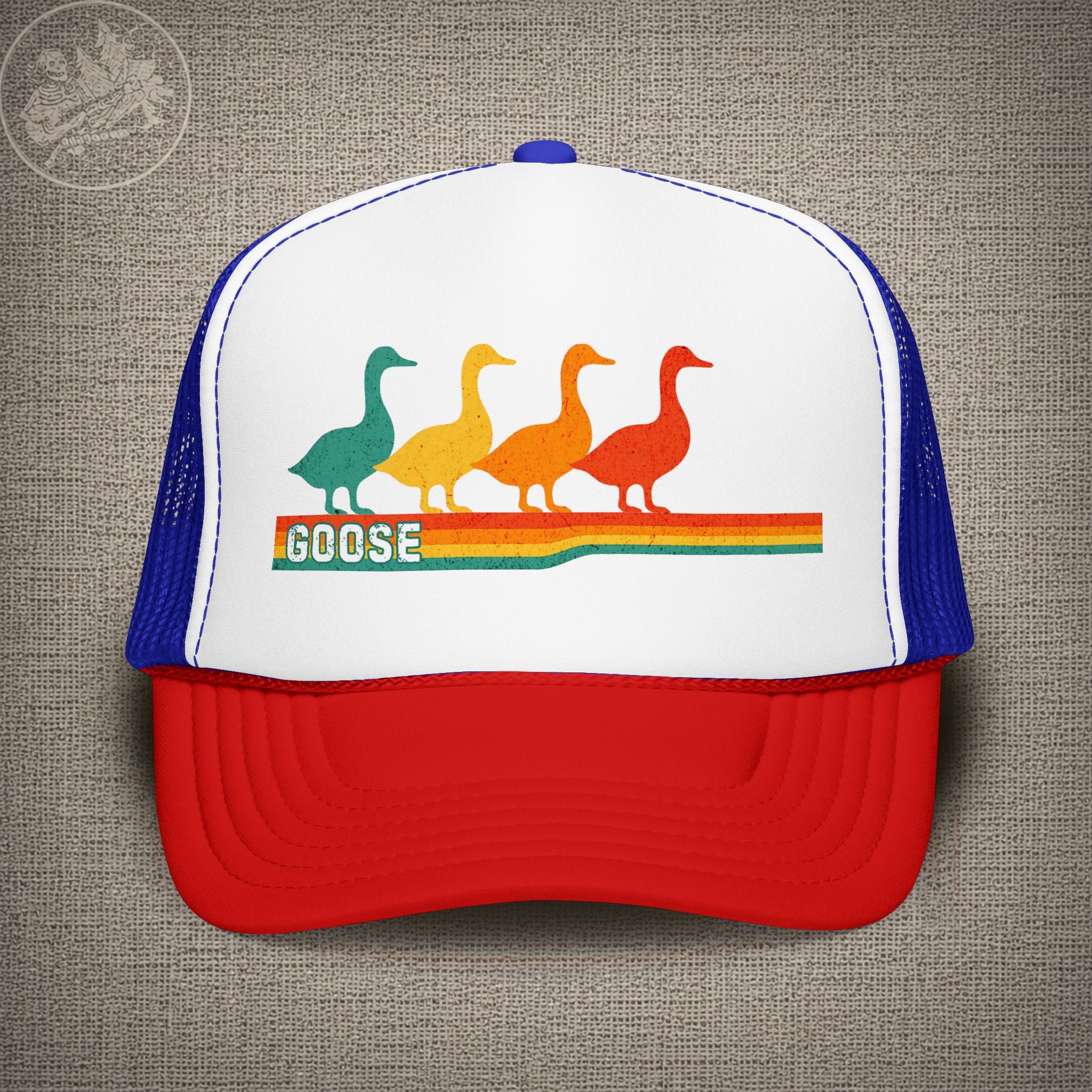 Retro Geese | Goose Shakedown Lot Style Trucker Hat