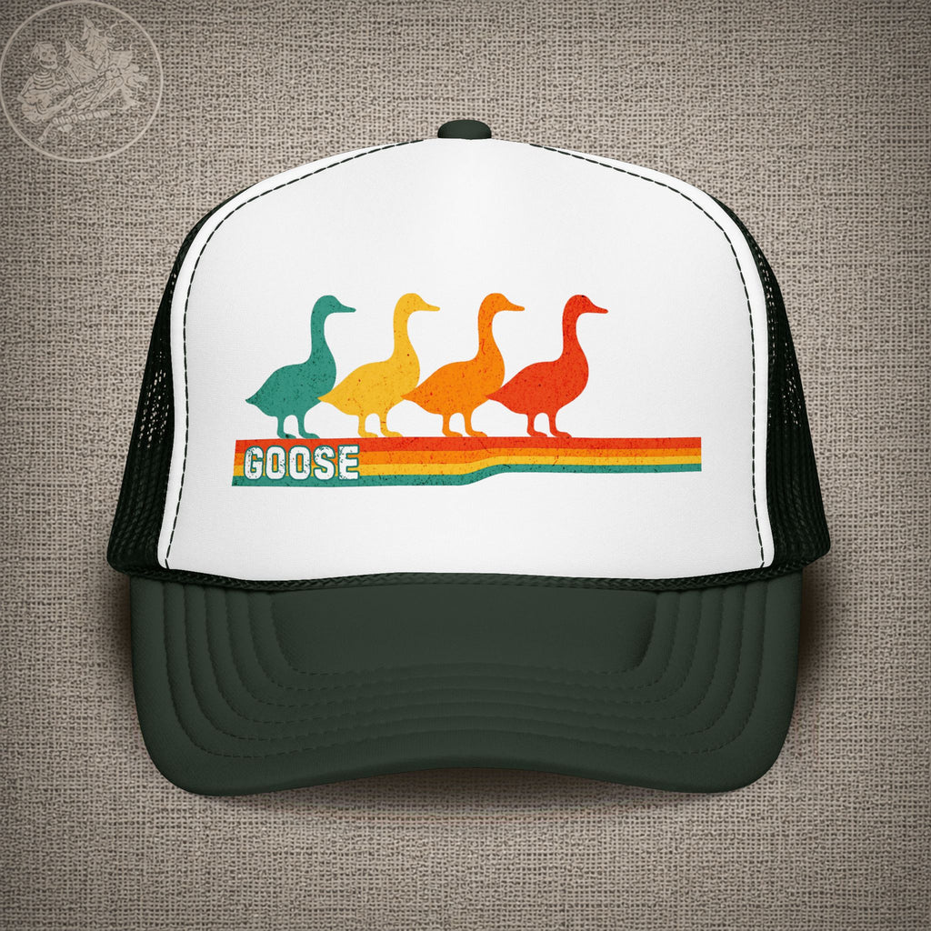 Retro Geese | Goose Shakedown Lot Style Trucker Hat