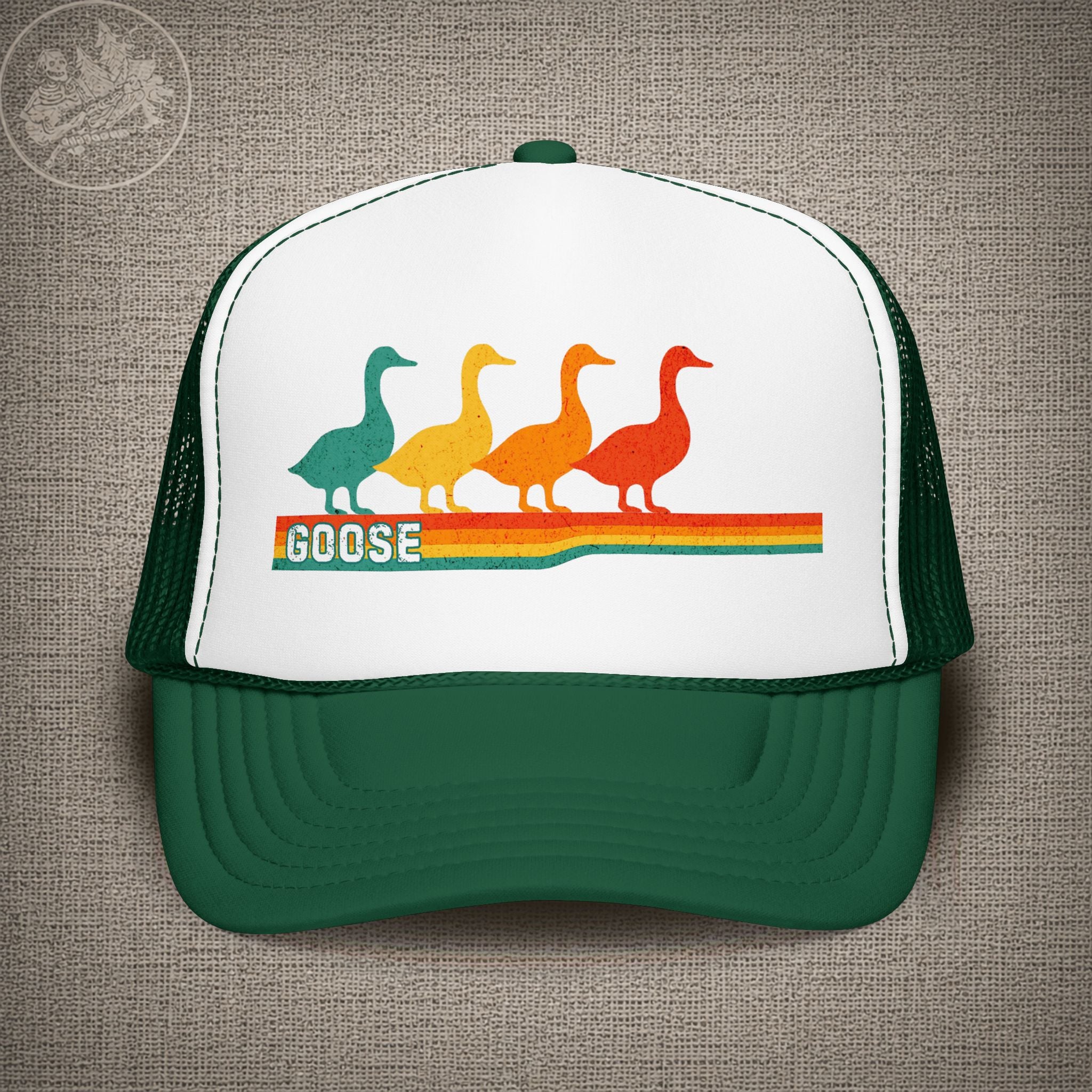 Retro Geese | Goose Shakedown Lot Style Trucker Hat