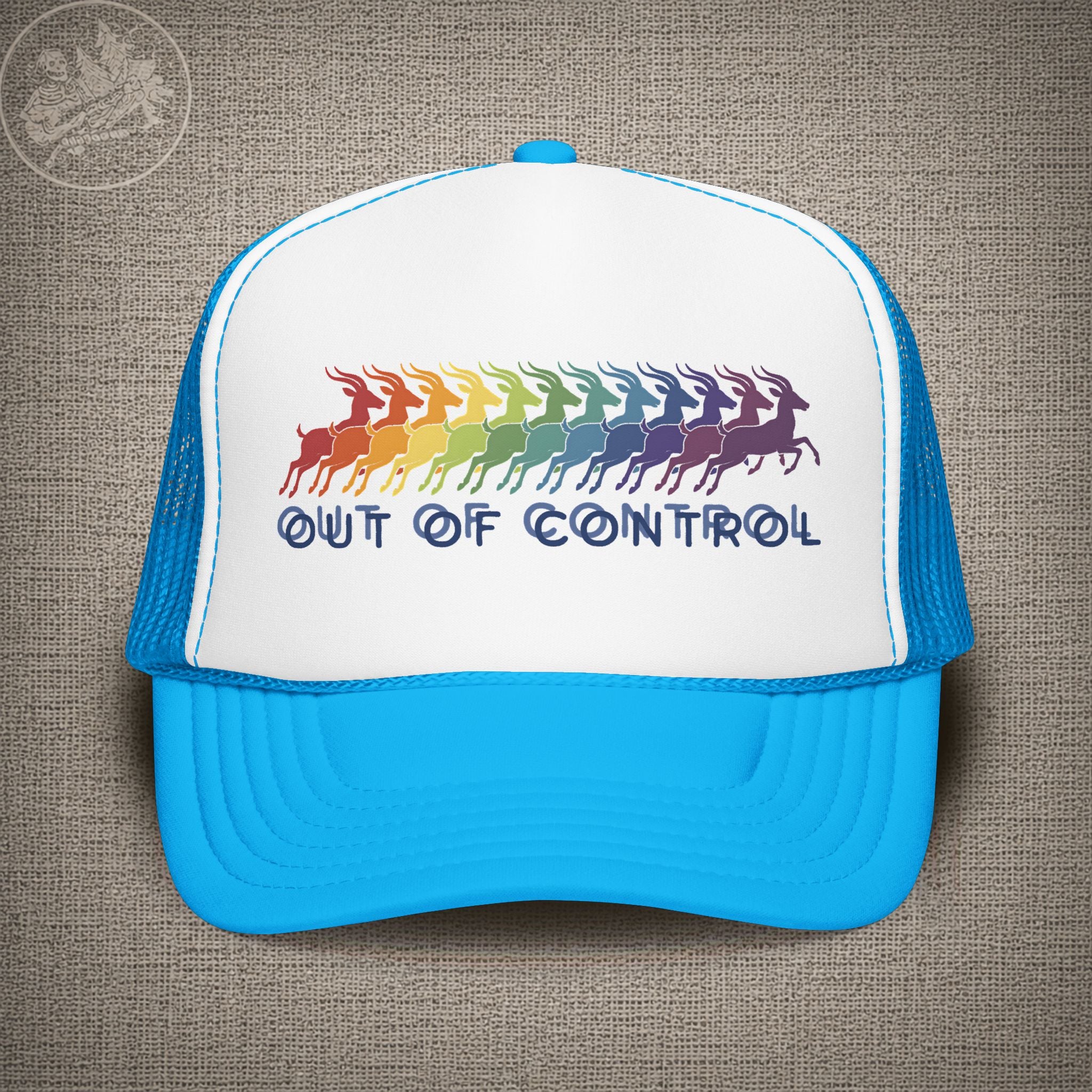 Run Like an Antelope | Phish Inspired Shakedown Lot Style Trucker Hat