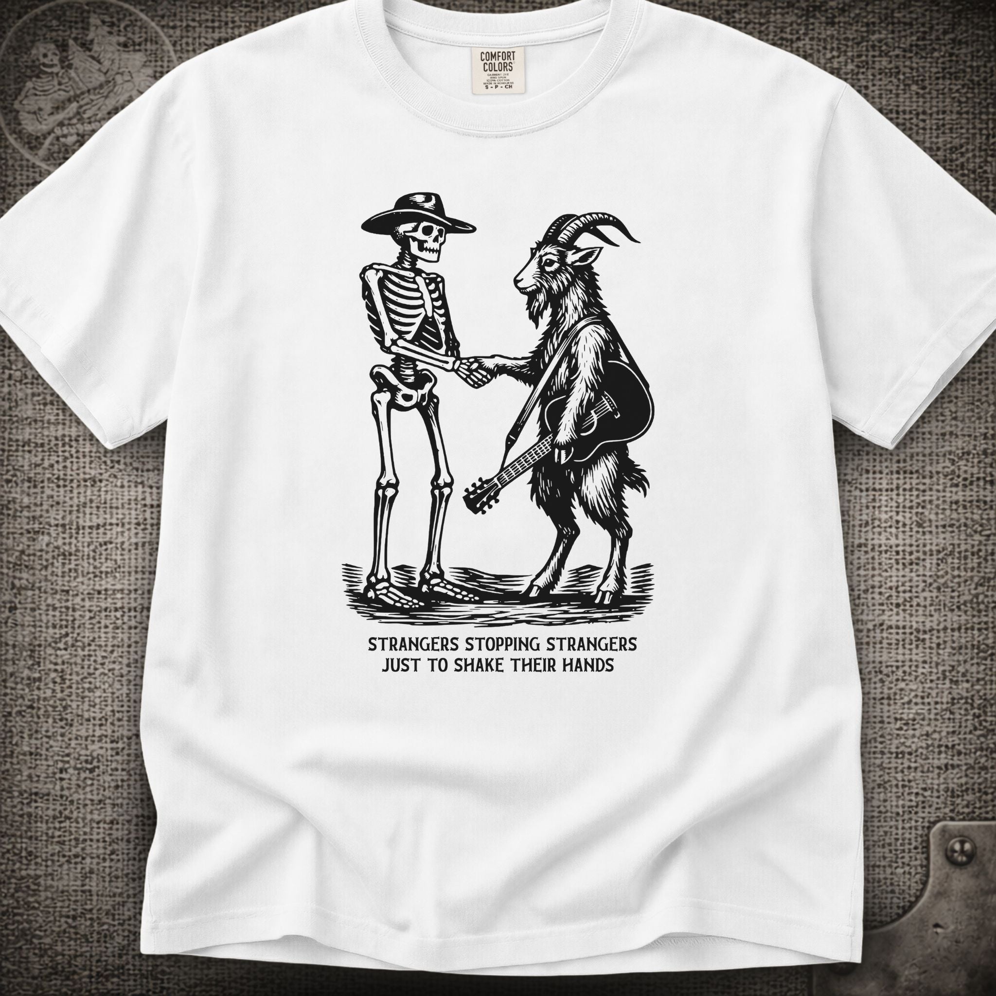 Strangers Stopping Strangers | Grateful Dead  and Billy Strings Mashup Shakedown Lot Style T-Shirt