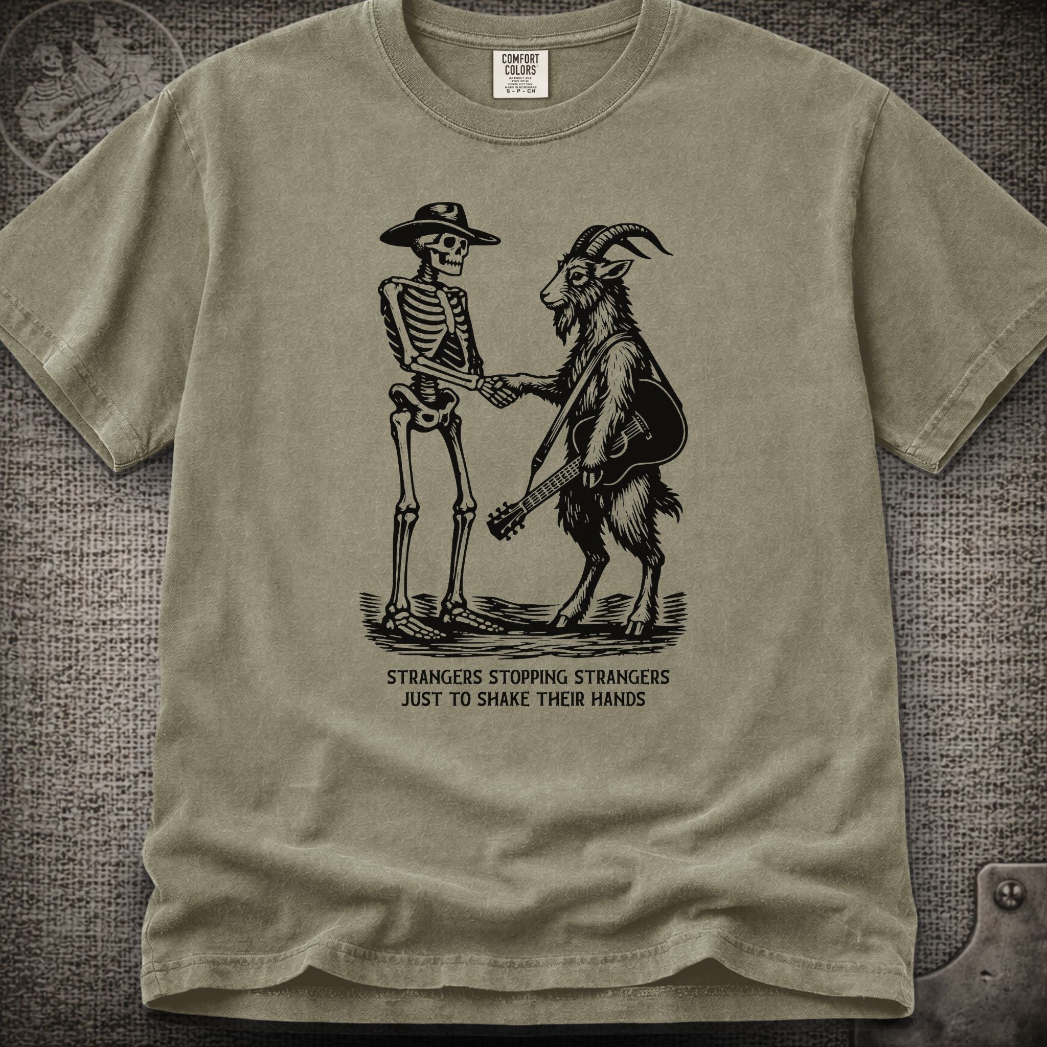 Strangers Stopping Strangers | Grateful Dead  and Billy Strings Mashup Shakedown Lot Style T-Shirt