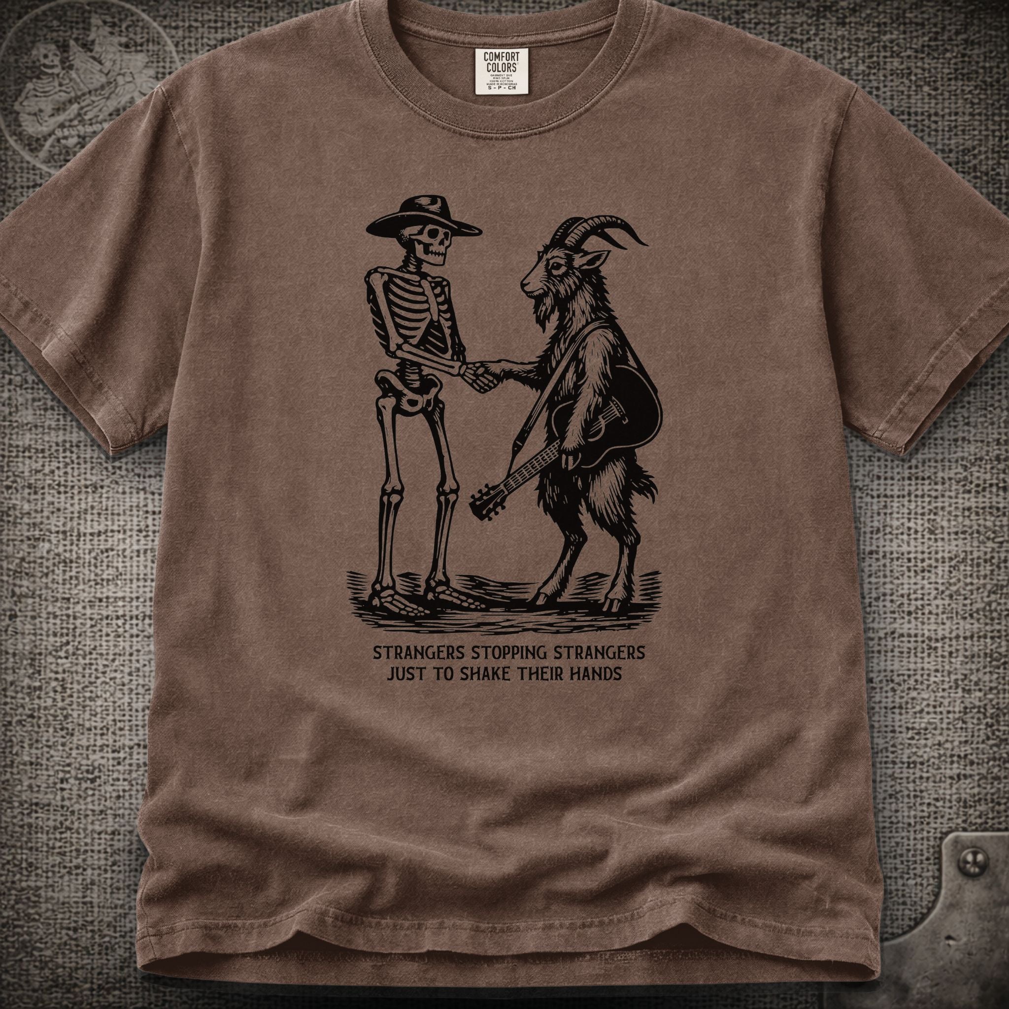 Strangers Stopping Strangers | Grateful Dead  and Billy Strings Mashup Shakedown Lot Style T-Shirt