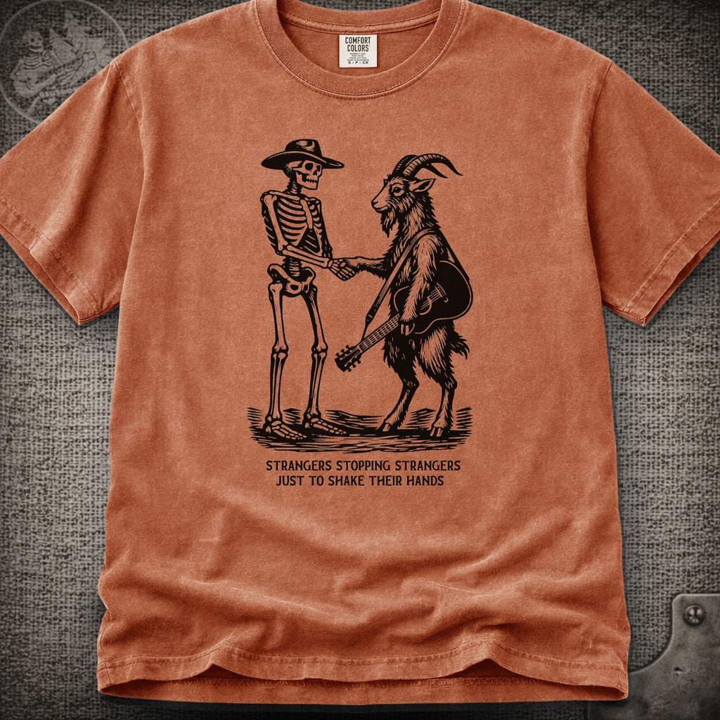 Strangers Stopping Strangers | Grateful Dead  and Billy Strings Mashup Shakedown Lot Style T-Shirt