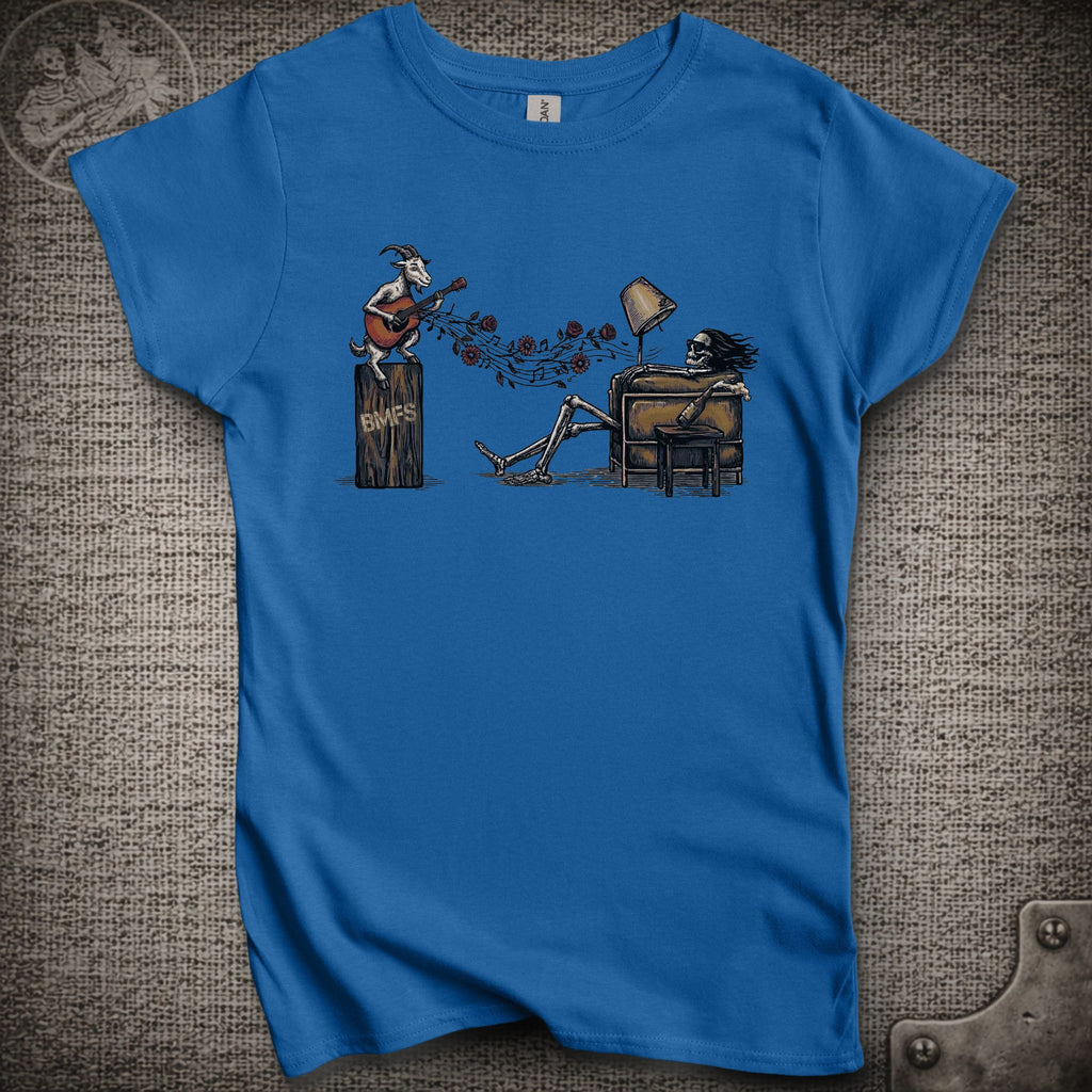 Is It Live or Is It BMFS | Billy Strings and Grateful Dead Mashup Women's Cut Shakedown Lot T-Shirt