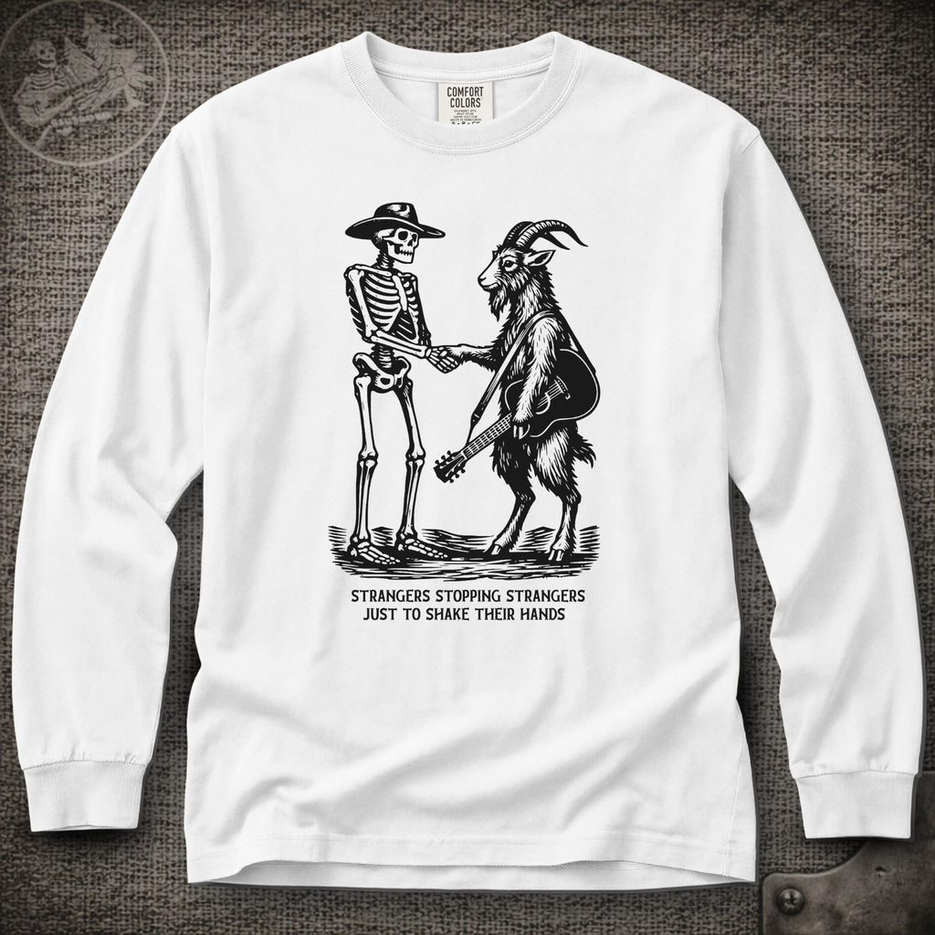 Strangers Stopping Strangers | Grateful Dead and Billy Strings Mashup Long Sleeve Tee