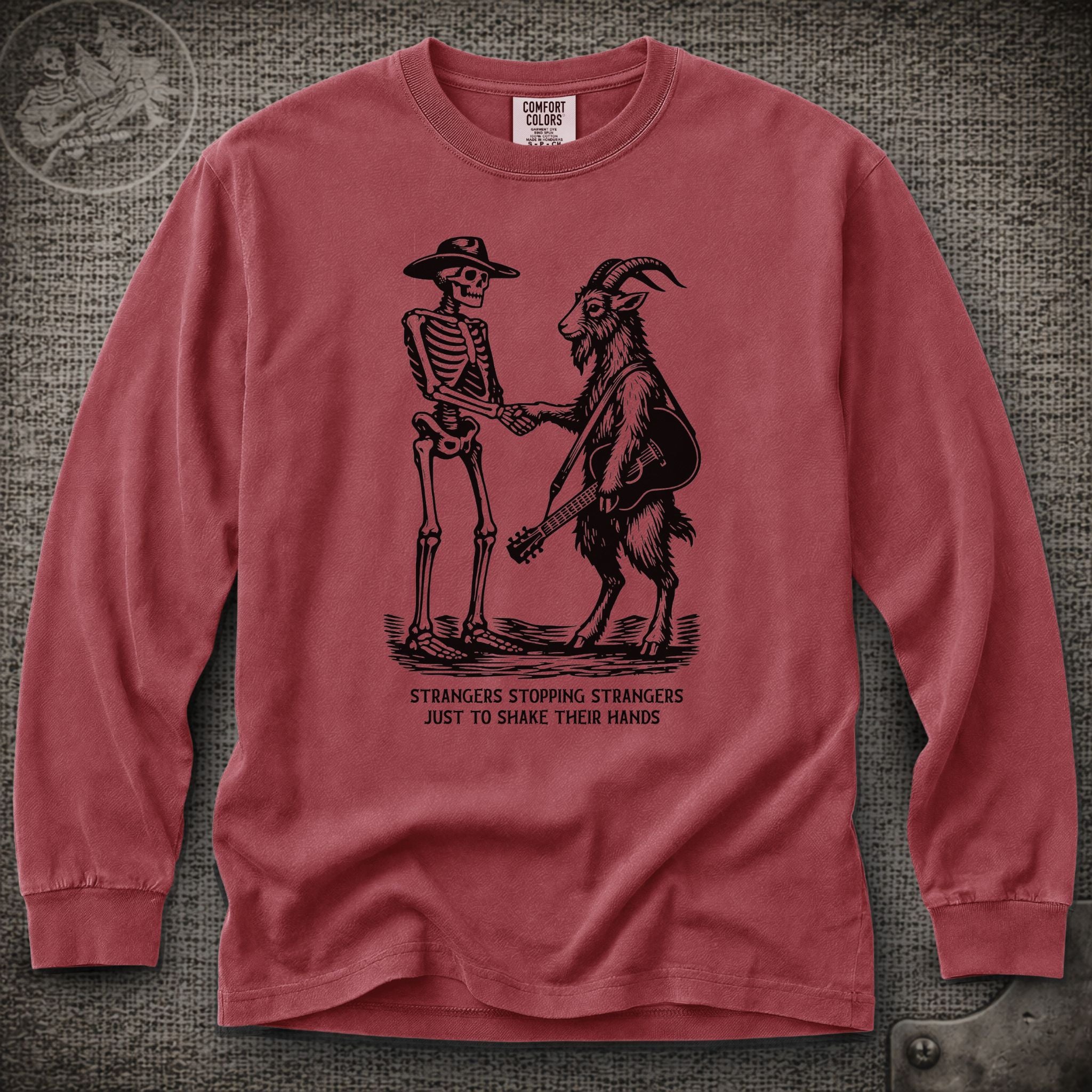 Strangers Stopping Strangers | Grateful Dead and Billy Strings Mashup Long Sleeve Tee
