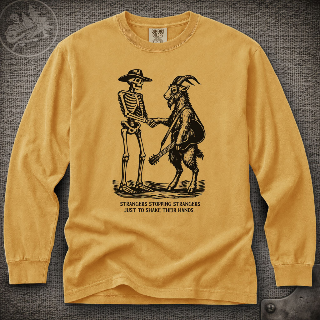 Strangers Stopping Strangers | Grateful Dead and Billy Strings Mashup Long Sleeve Tee