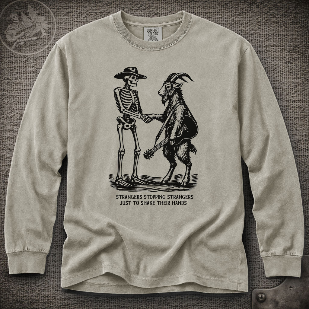 Strangers Stopping Strangers | Grateful Dead and Billy Strings Mashup Long Sleeve Tee