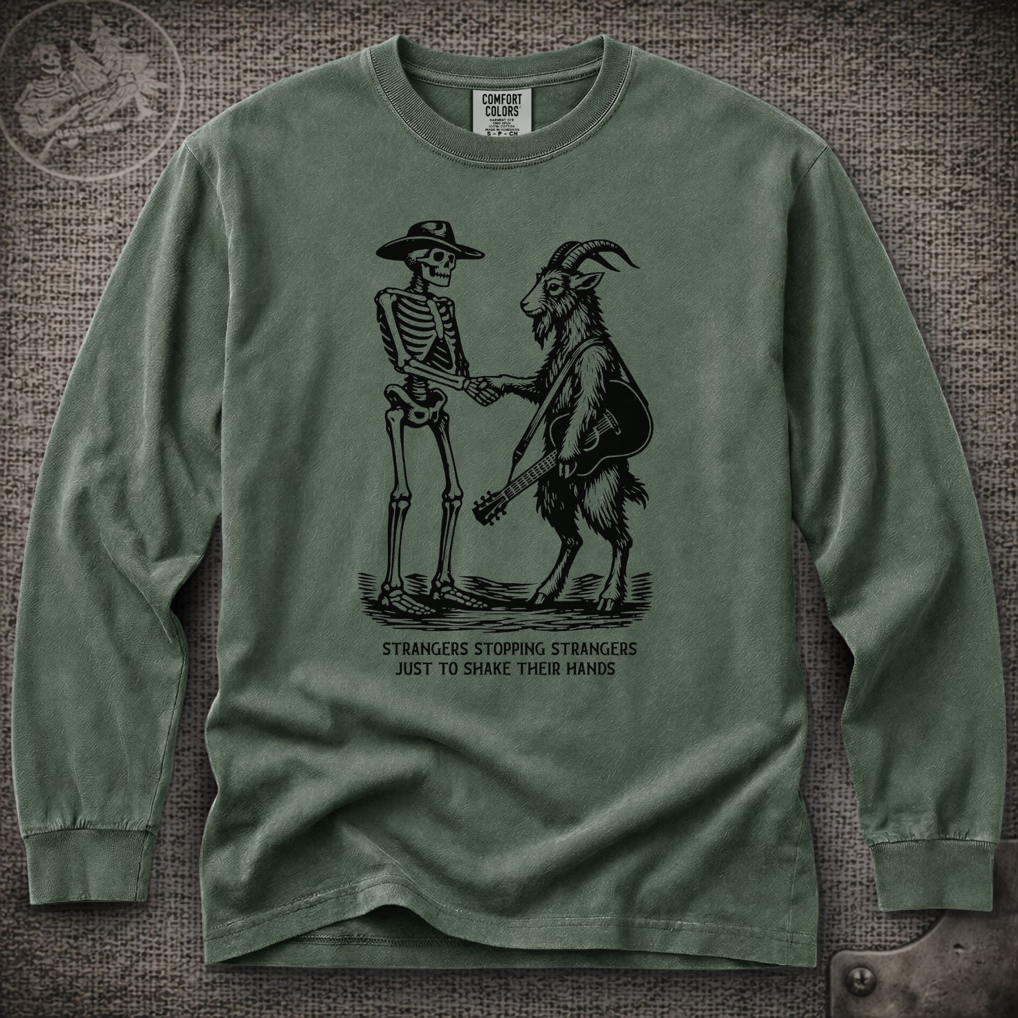 Strangers Stopping Strangers | Grateful Dead and Billy Strings Mashup Long Sleeve Tee
