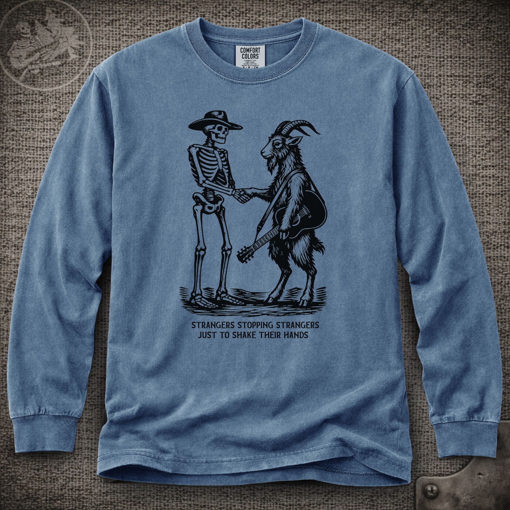 Strangers Stopping Strangers | Grateful Dead and Billy Strings Mashup Long Sleeve Tee