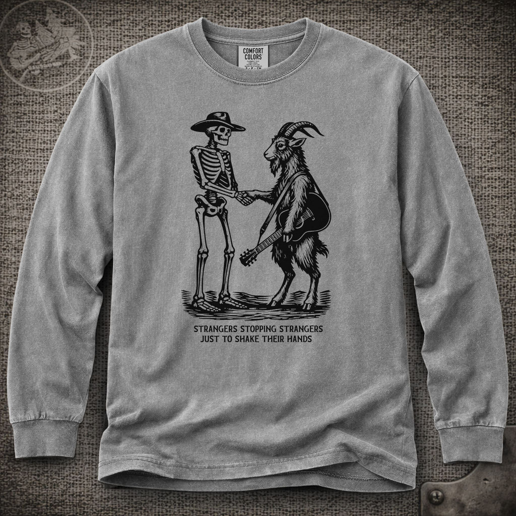 Strangers Stopping Strangers | Grateful Dead and Billy Strings Mashup Long Sleeve Tee
