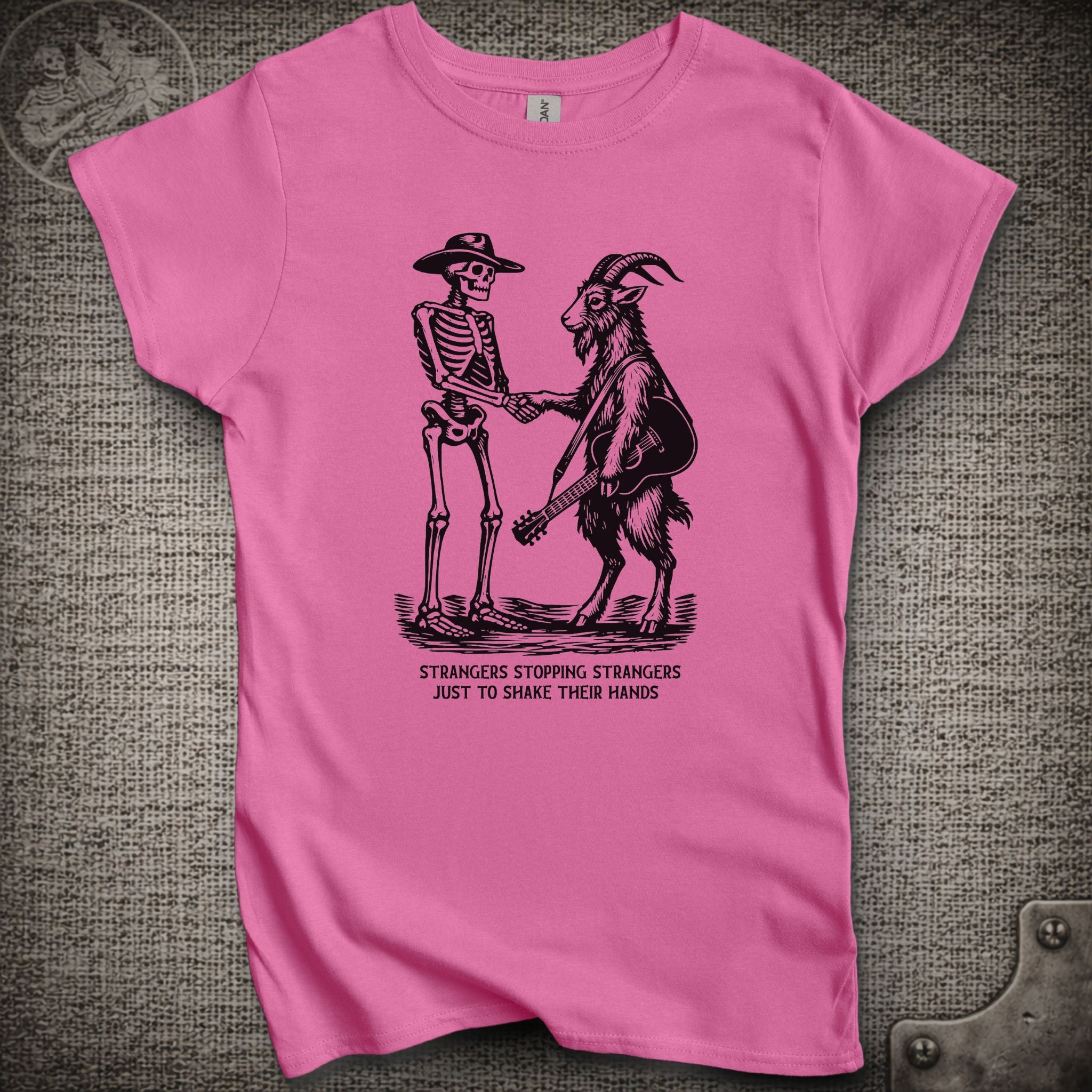 Strangers Stopping Strangers | Grateful Dead and Billy Strings Mashup Women's Cut Shakedown Lot T-Shirt
