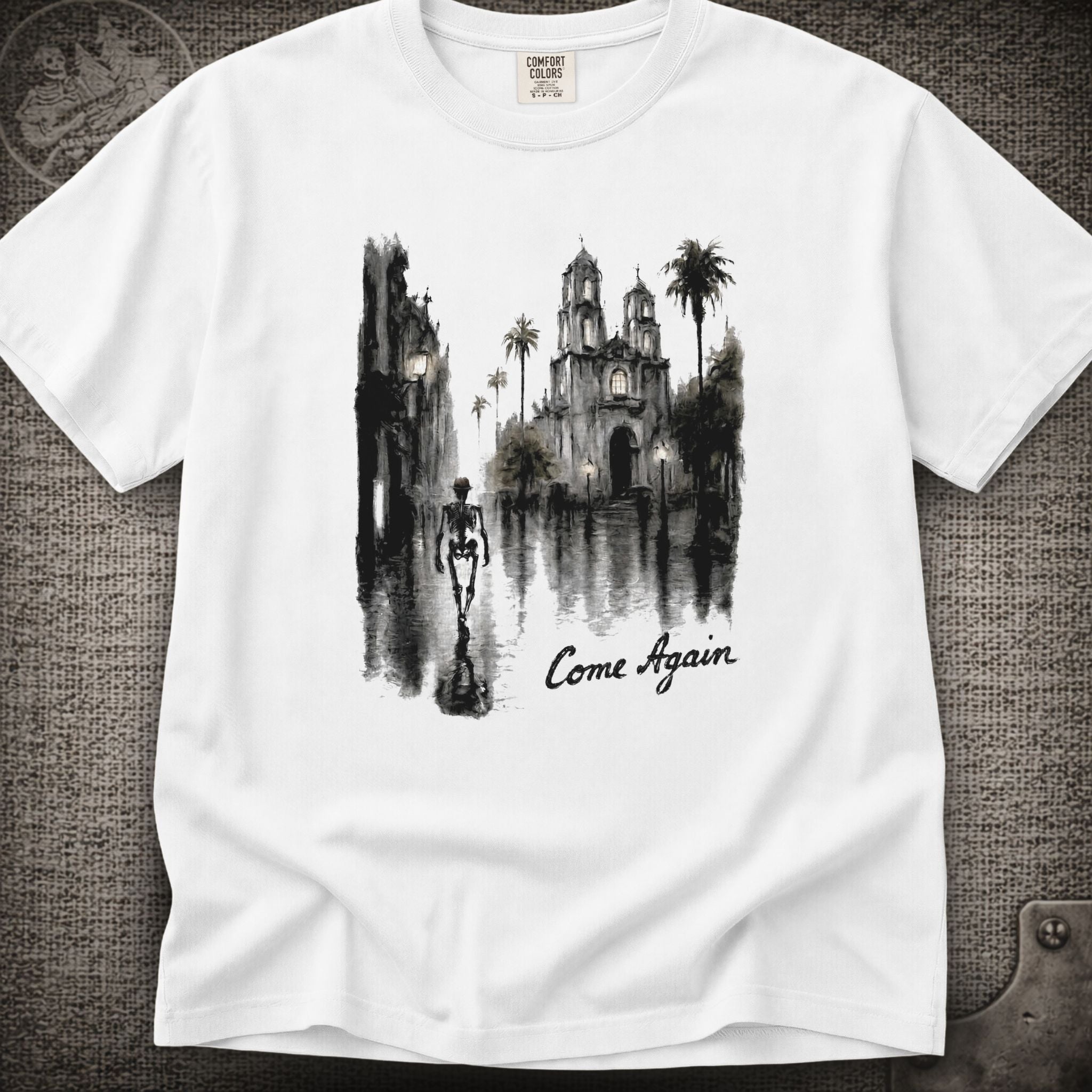 Mission in the Rain | Jerry Garcia Band Shakedown Lot Style T-Shirt