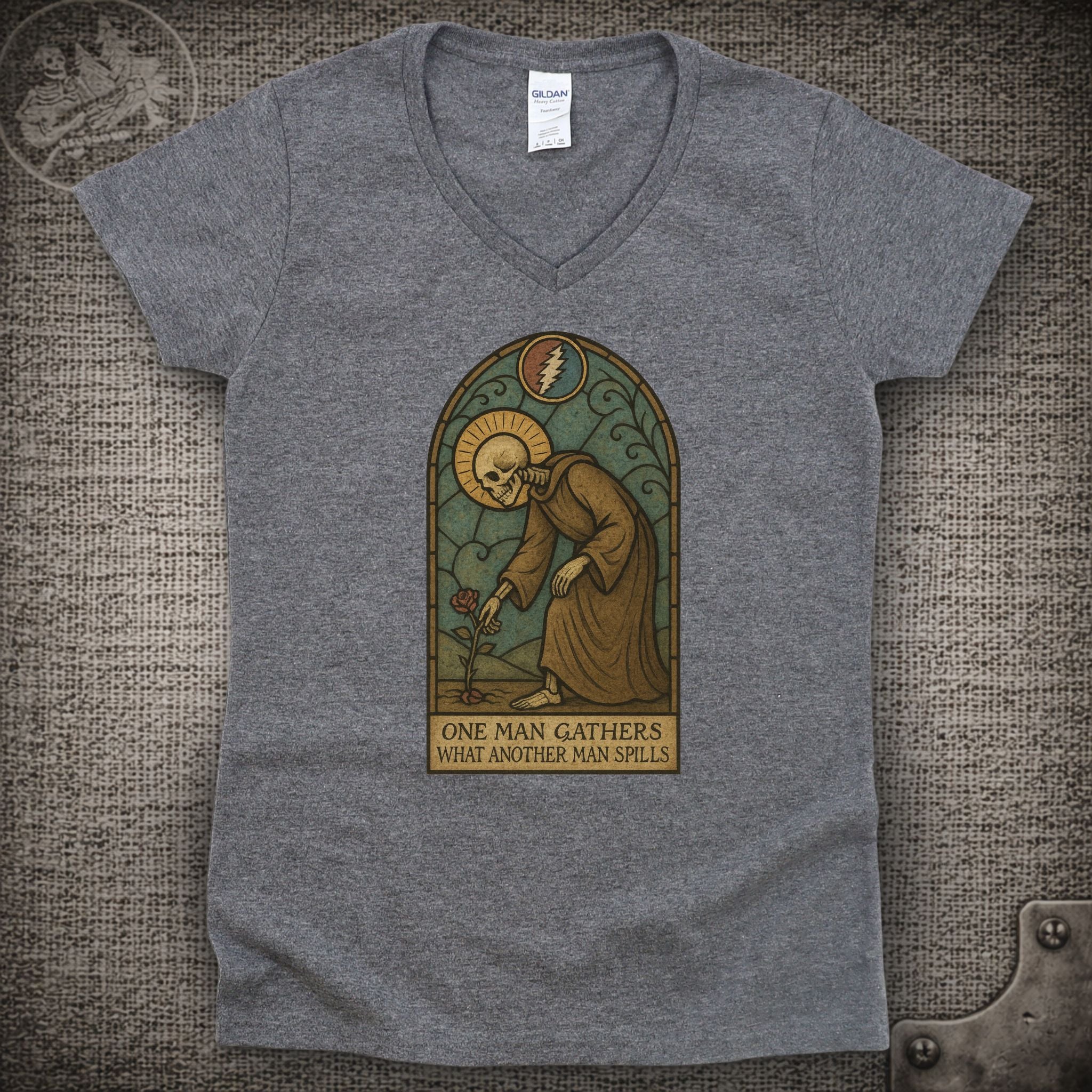 St Stephen | Grateful Dead Shakedown Lot Style Ladies V-Neck Tee