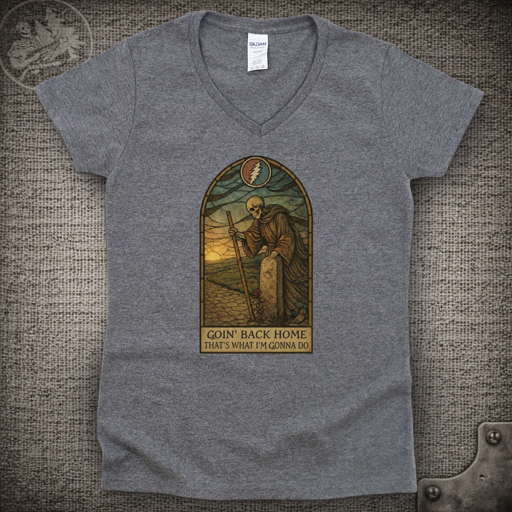 Black-Throated Wind | Grateful Dead Shakedown Lot Style Ladies V-Neck Tee