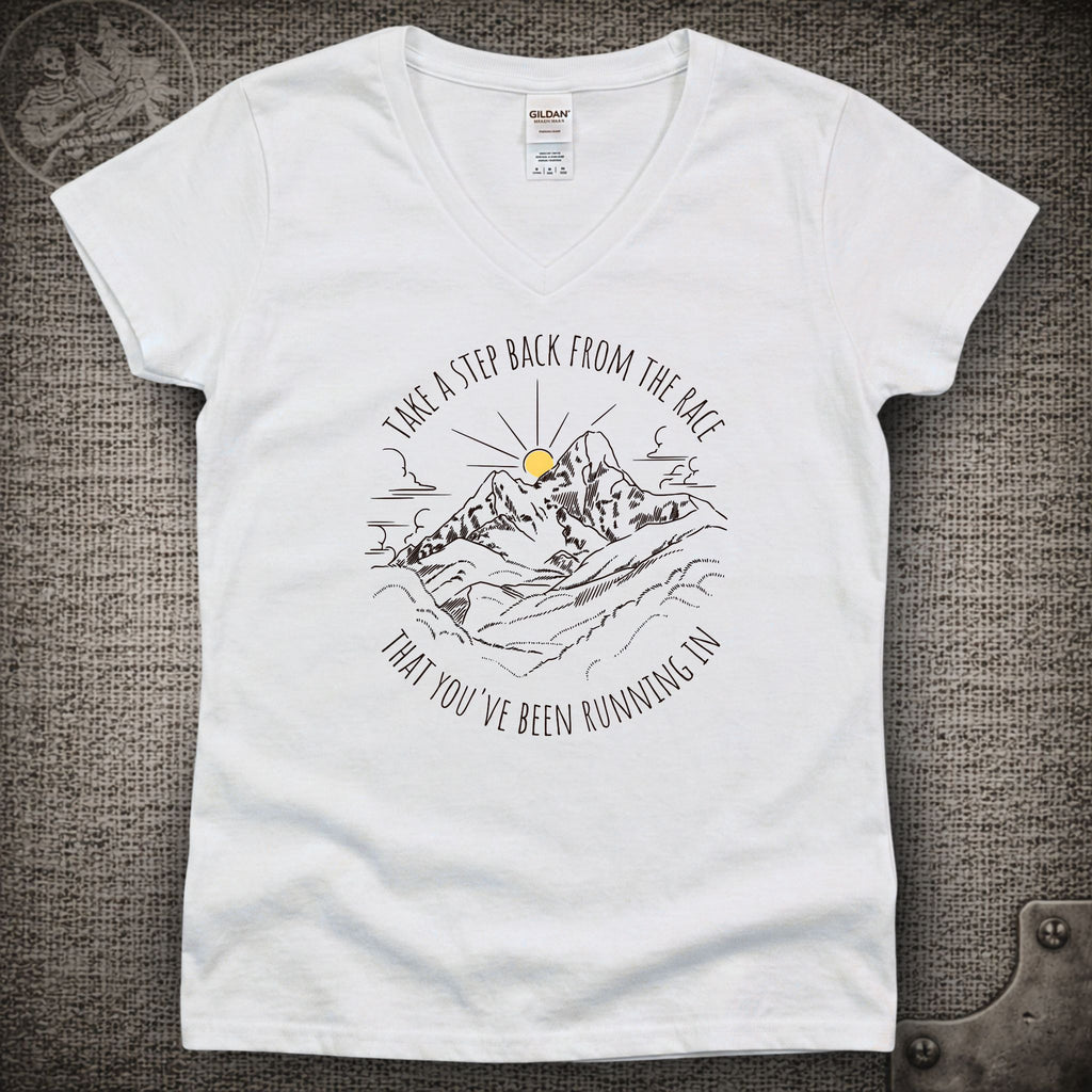 Give It Time | Goose Shakedown Lot Style Ladies V-Neck Tee