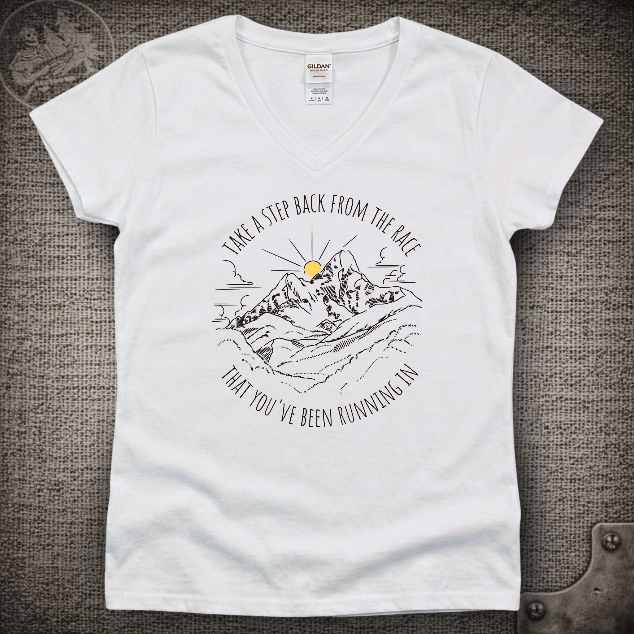 Give It Time | Goose Shakedown Lot Style Ladies V-Neck Tee