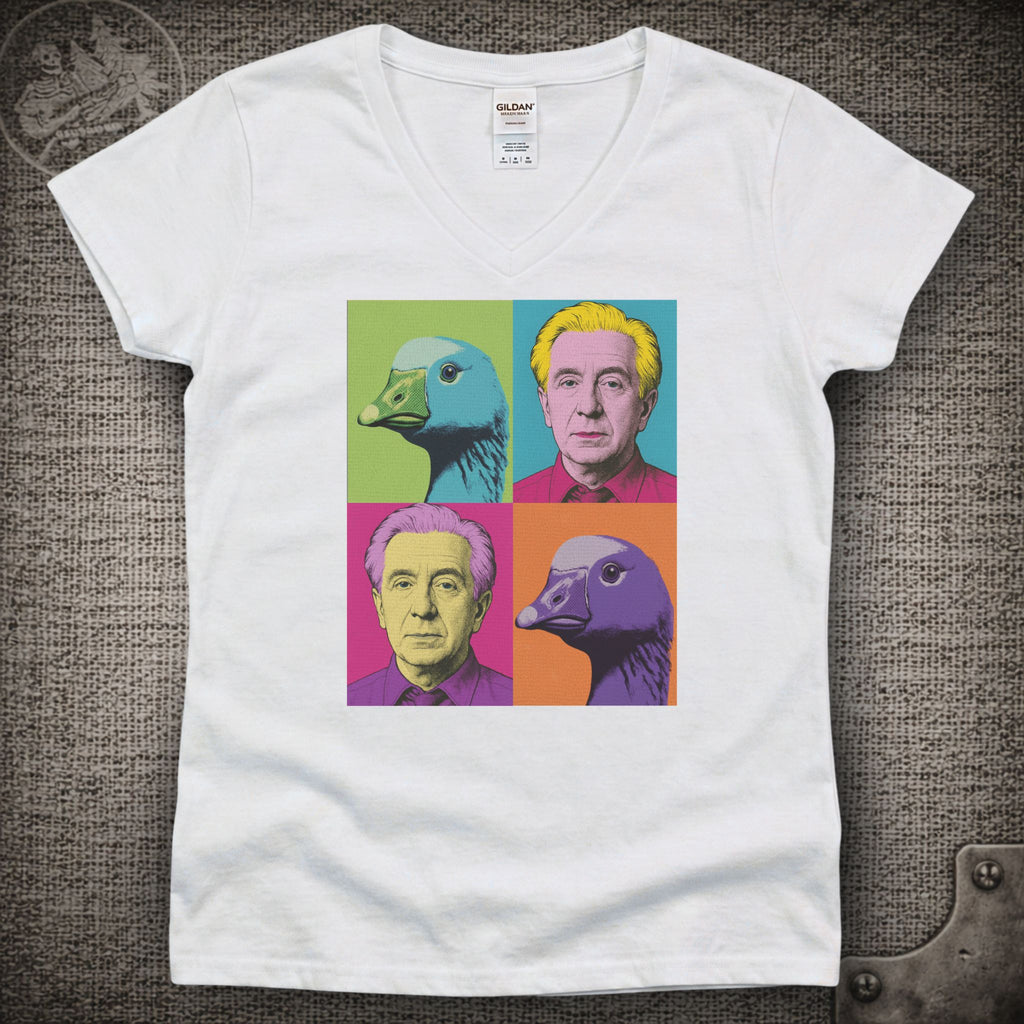Dustin Hoffman | Goose Shakedown Lot Style Ladies V-Neck Tee