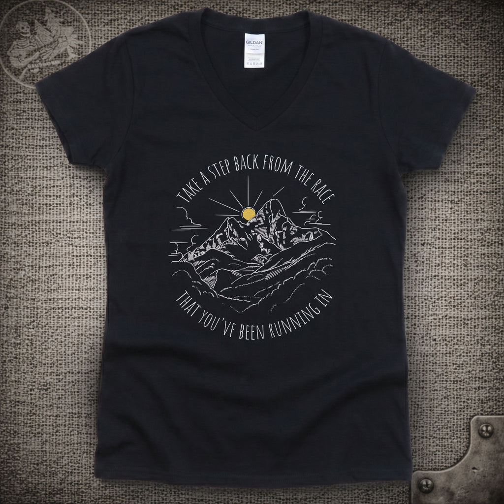 Give It Time | Goose Shakedown Lot Style Ladies V-Neck Tee