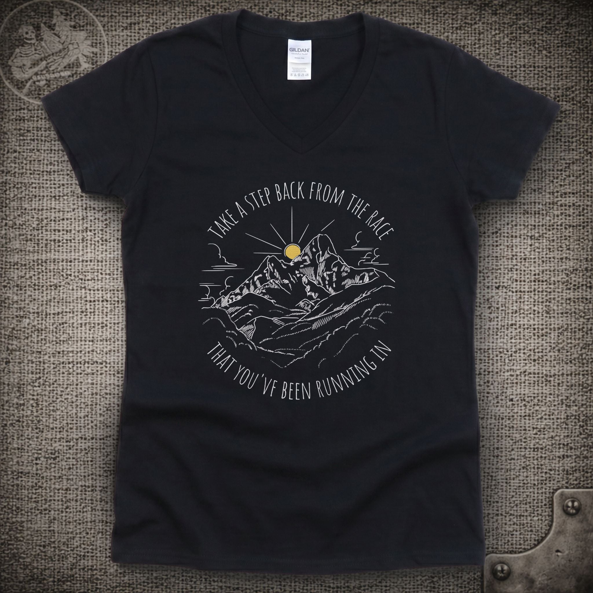 Give It Time | Goose Shakedown Lot Style Ladies V-Neck Tee