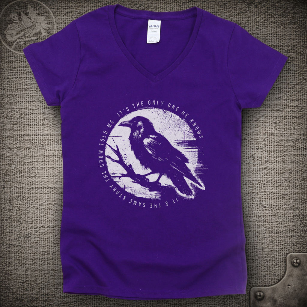 Uncle John's Band | Grateful Dead Crow Told Me| Grateful Dead Shakedown Lot Style Ladies V-Neck Tee