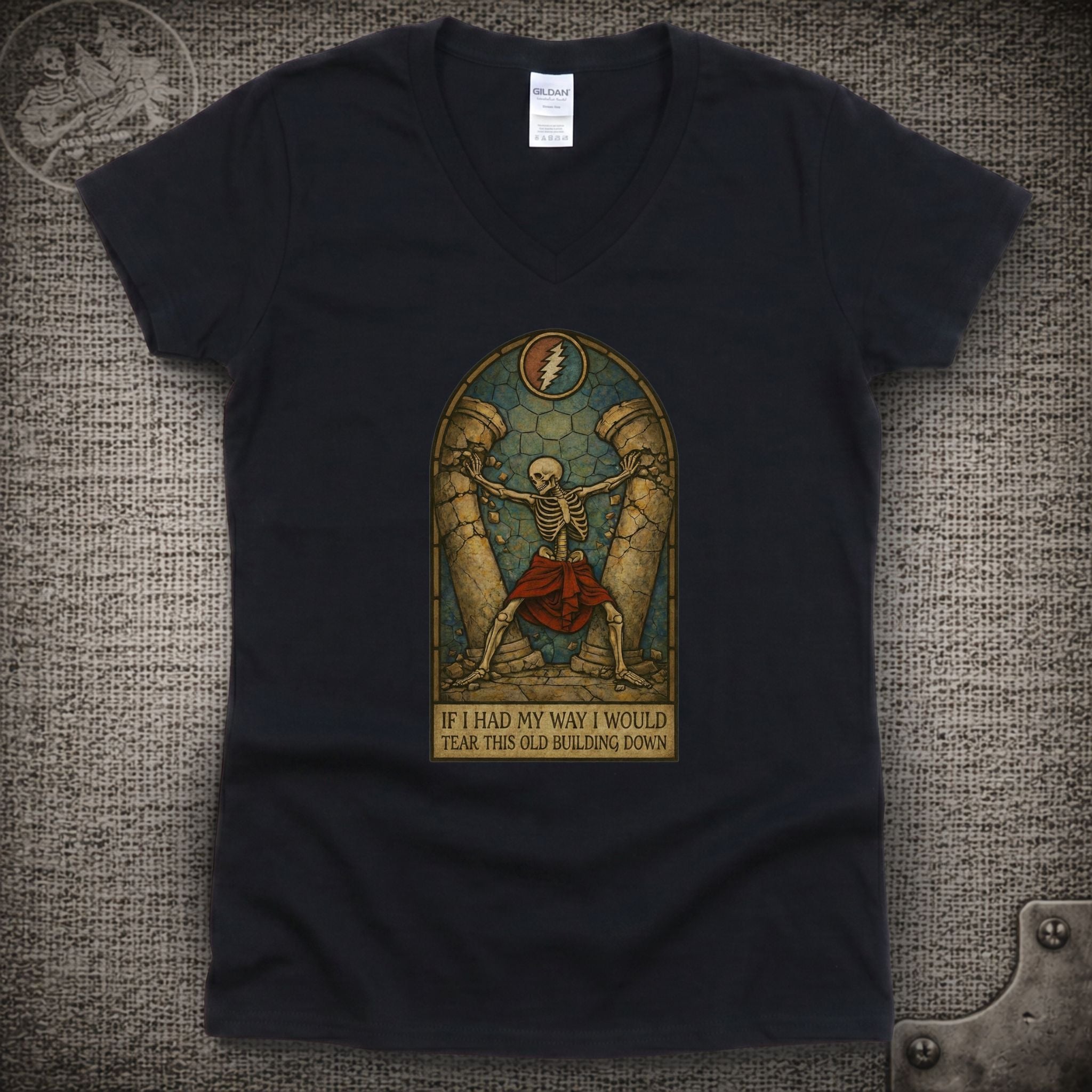 Samson and Delilah | Grateful Dead Shakedown Lot Style Ladies V-Neck Tee