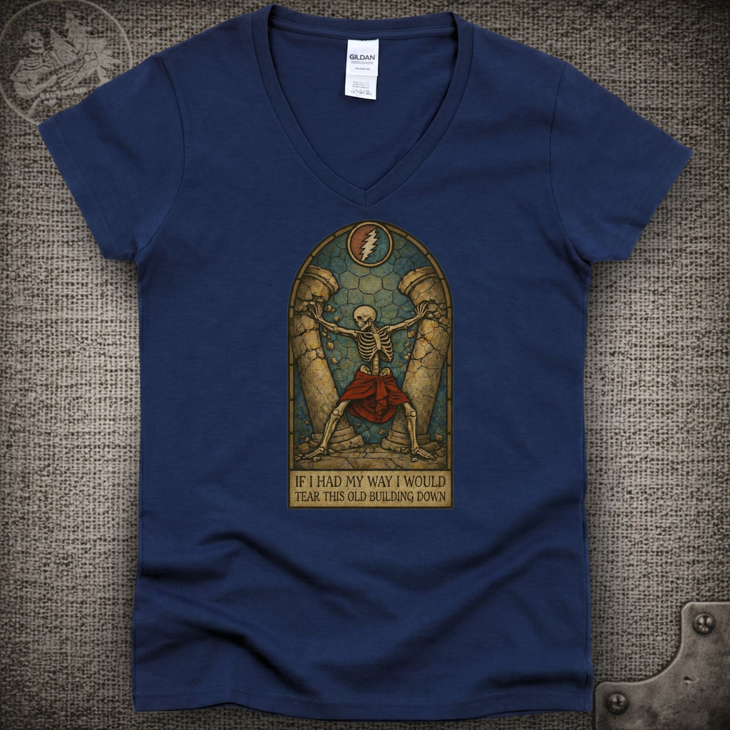 Samson and Delilah | Grateful Dead Shakedown Lot Style Ladies V-Neck Tee
