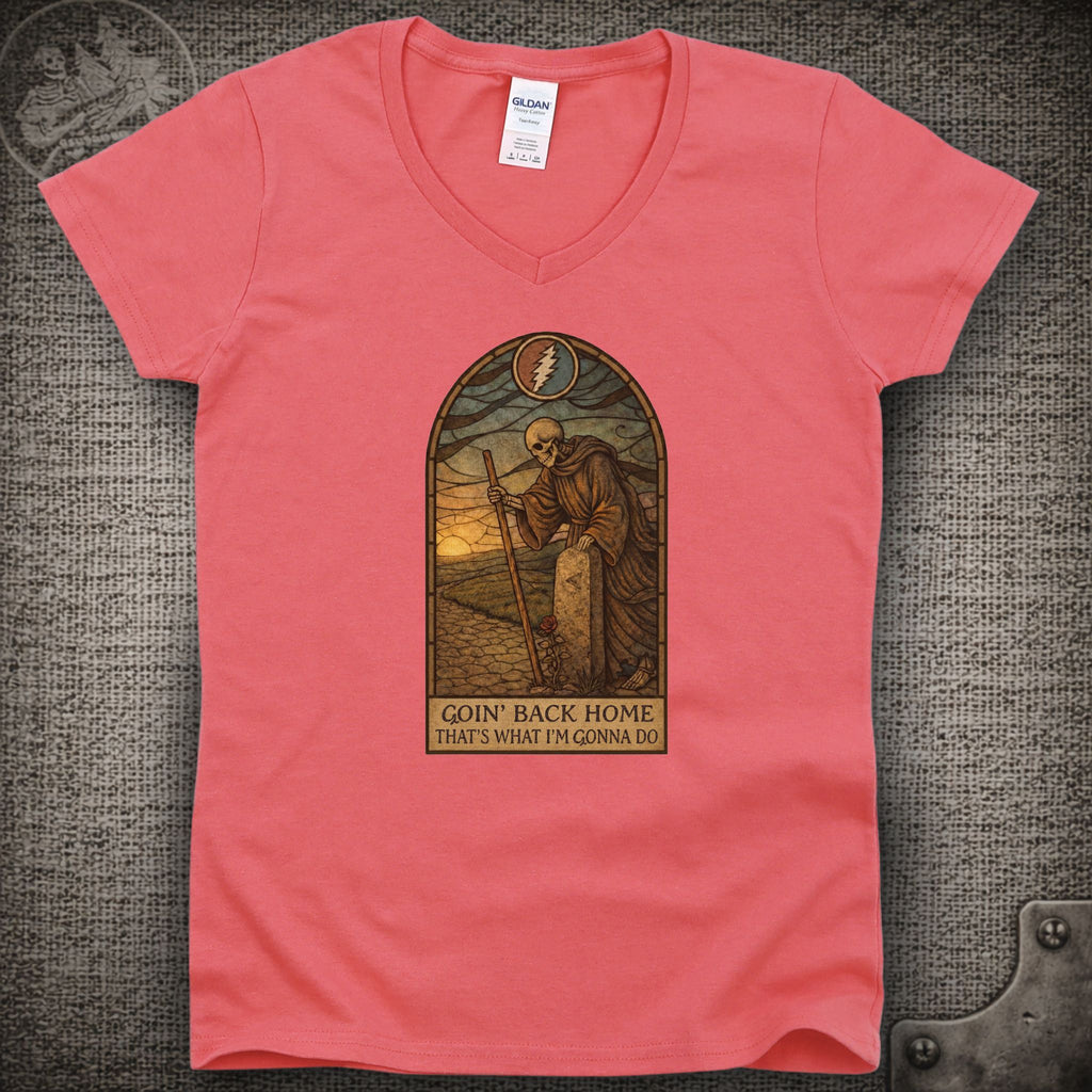 Black-Throated Wind | Grateful Dead Shakedown Lot Style Ladies V-Neck Tee