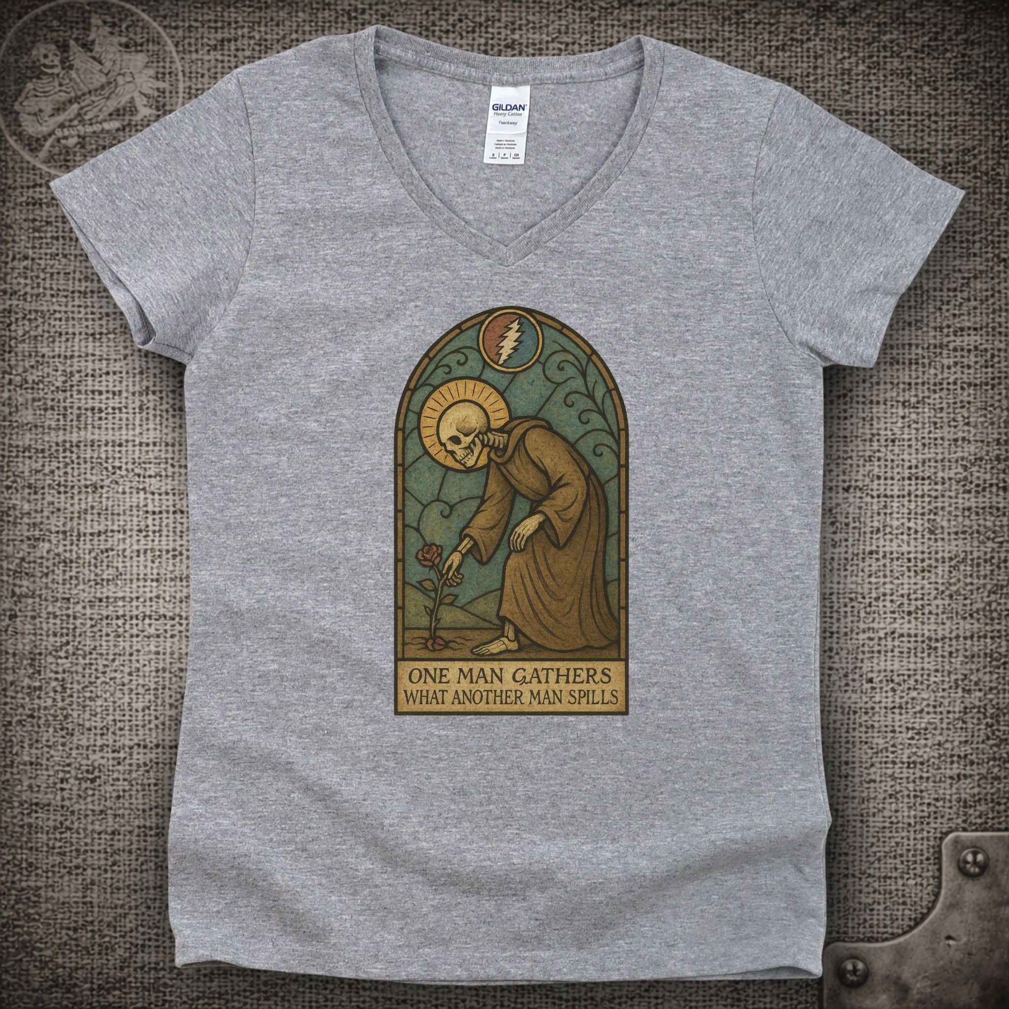 St Stephen | Grateful Dead Shakedown Lot Style Ladies V-Neck Tee