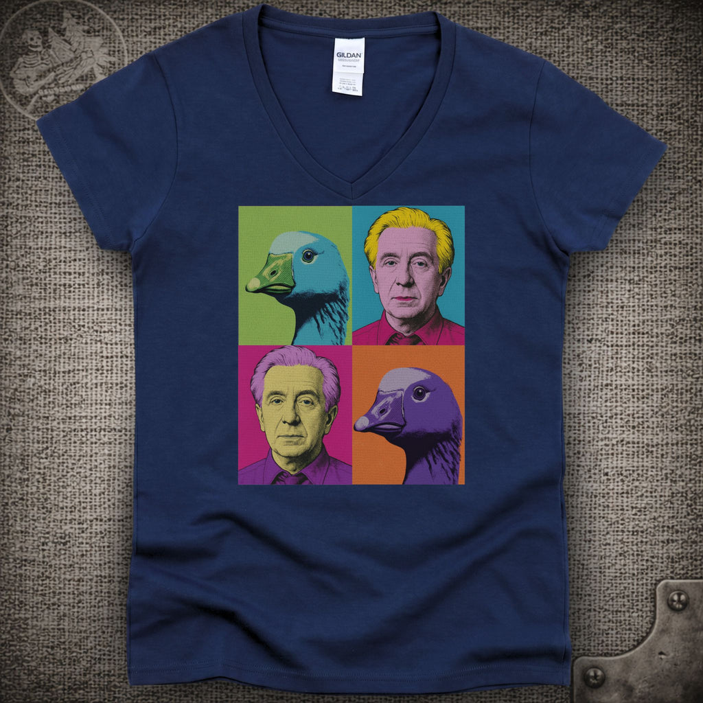Dustin Hoffman | Goose Shakedown Lot Style Ladies V-Neck Tee
