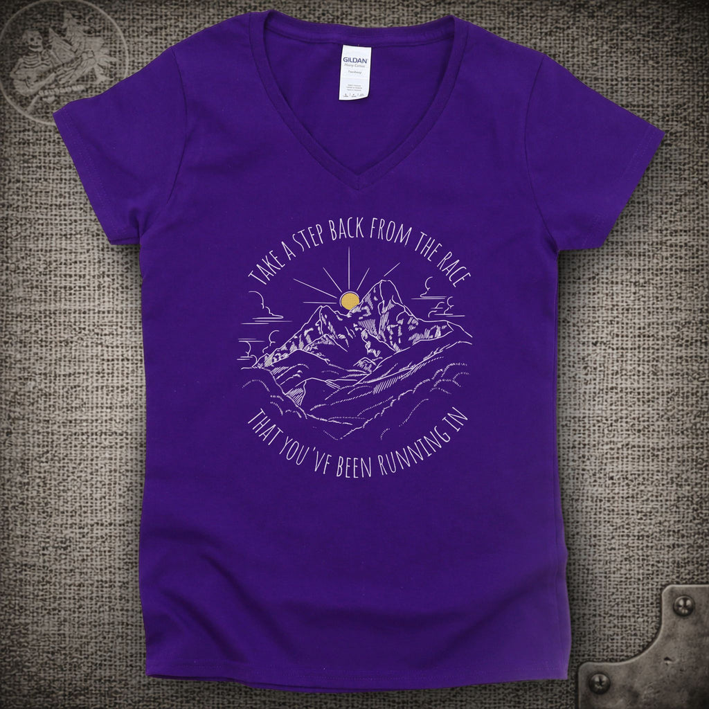 Give It Time | Goose Shakedown Lot Style Ladies V-Neck Tee