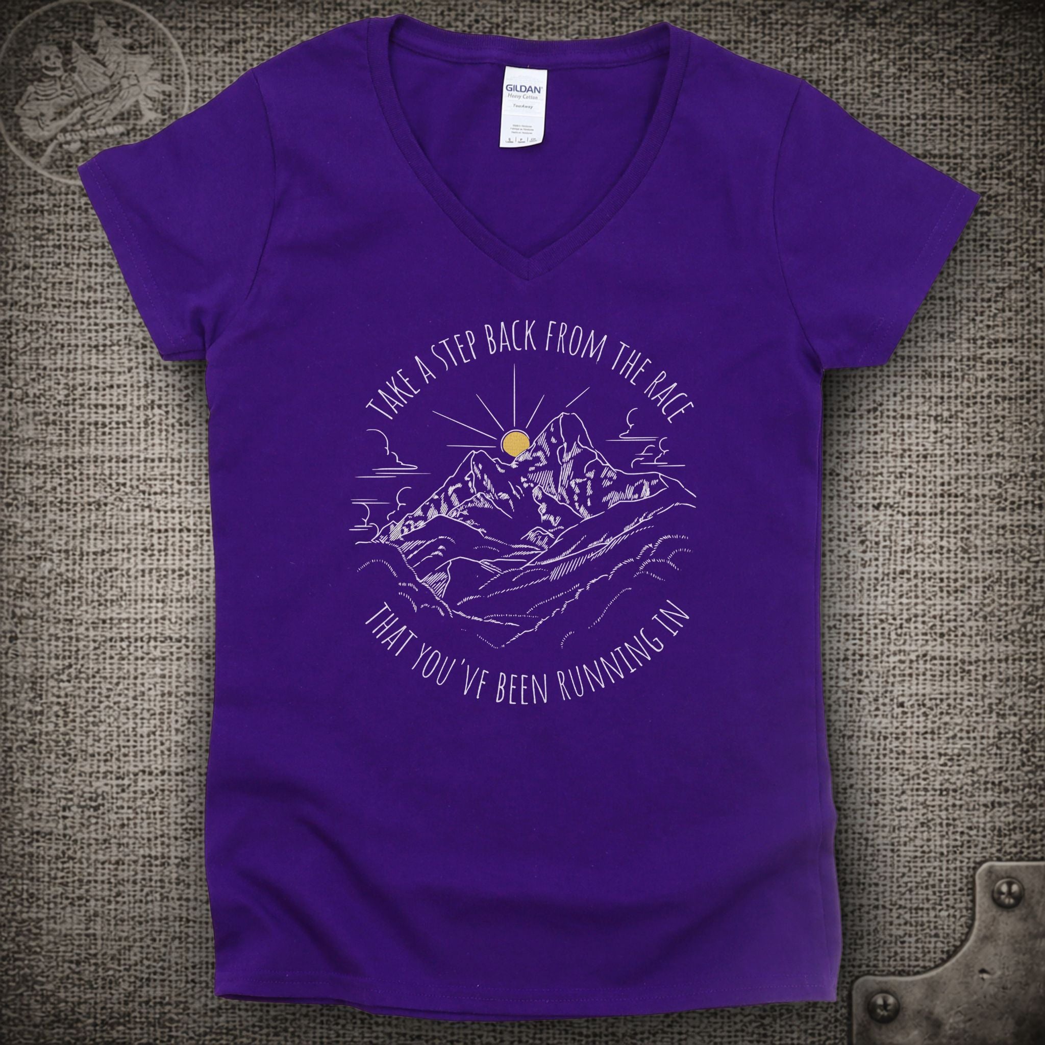 Give It Time | Goose Shakedown Lot Style Ladies V-Neck Tee