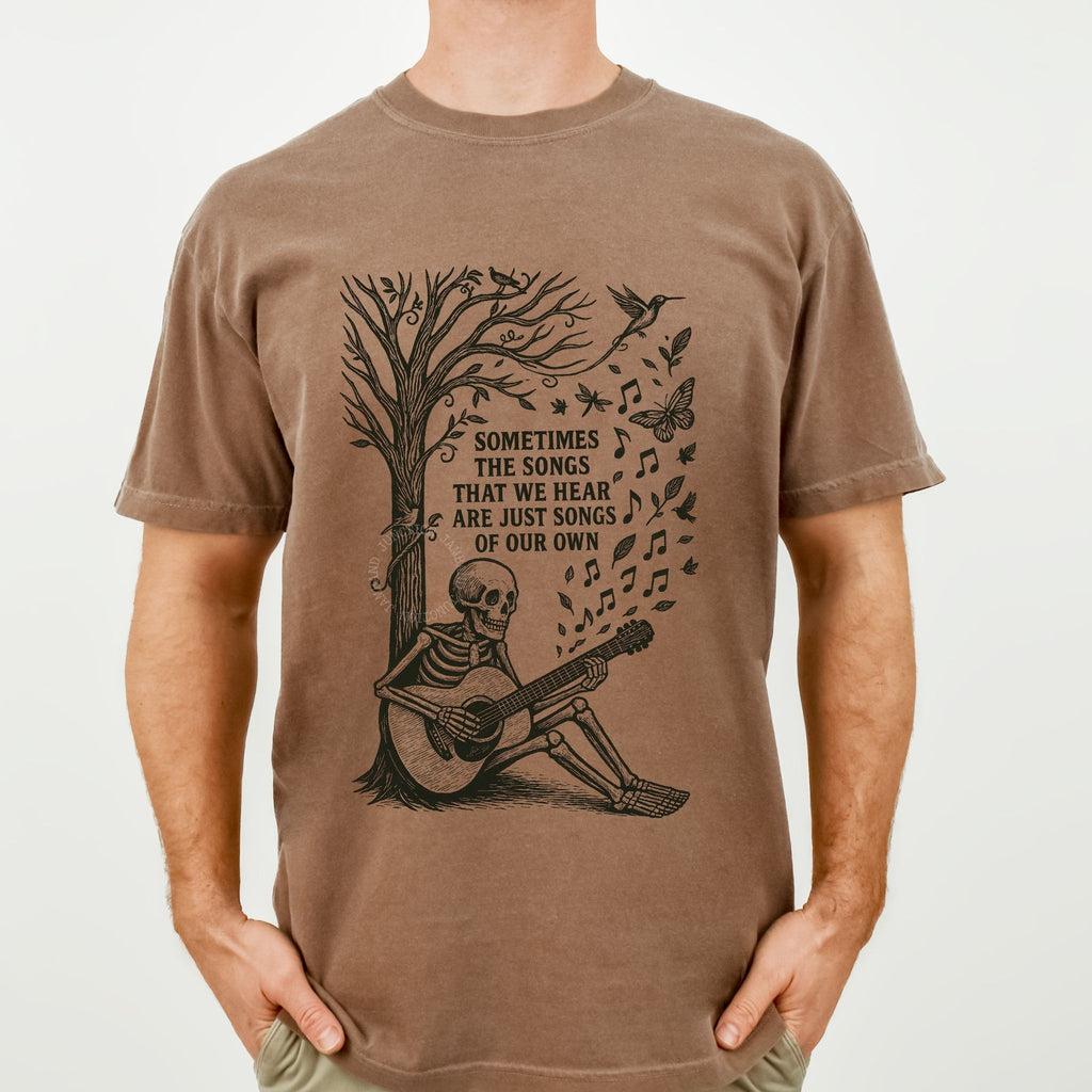 Eyes of the World design shirt with psychedelic art style