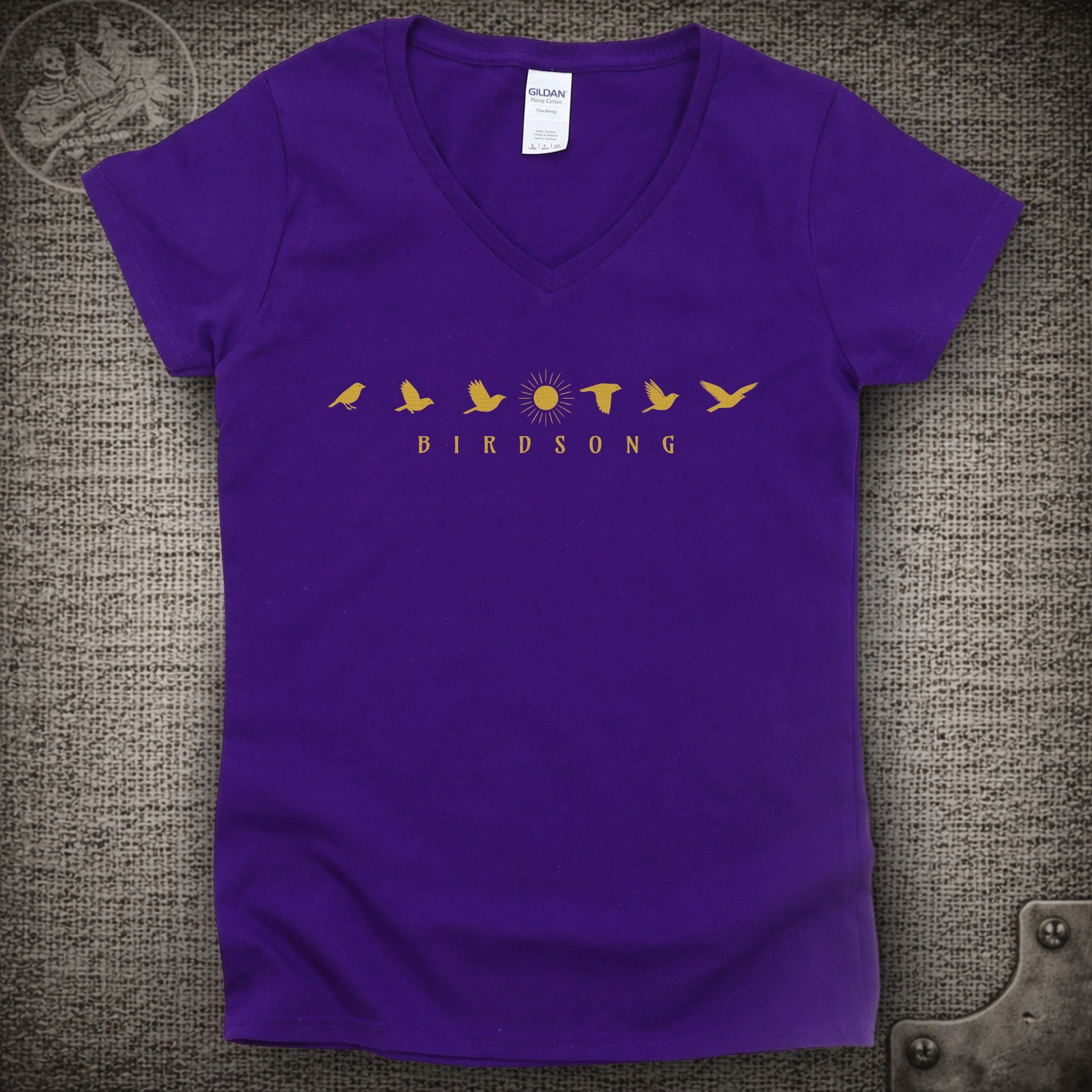 Bird Song Flight  | Grateful Dead Shakedown Lot Style Ladies V-Neck Tee