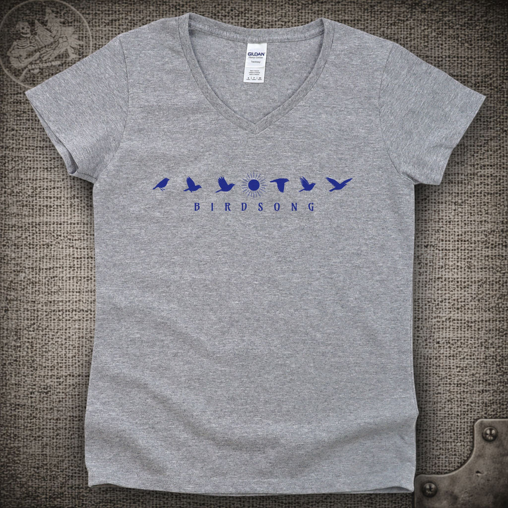 Bird Song Flight  | Grateful Dead Shakedown Lot Style Ladies V-Neck Tee