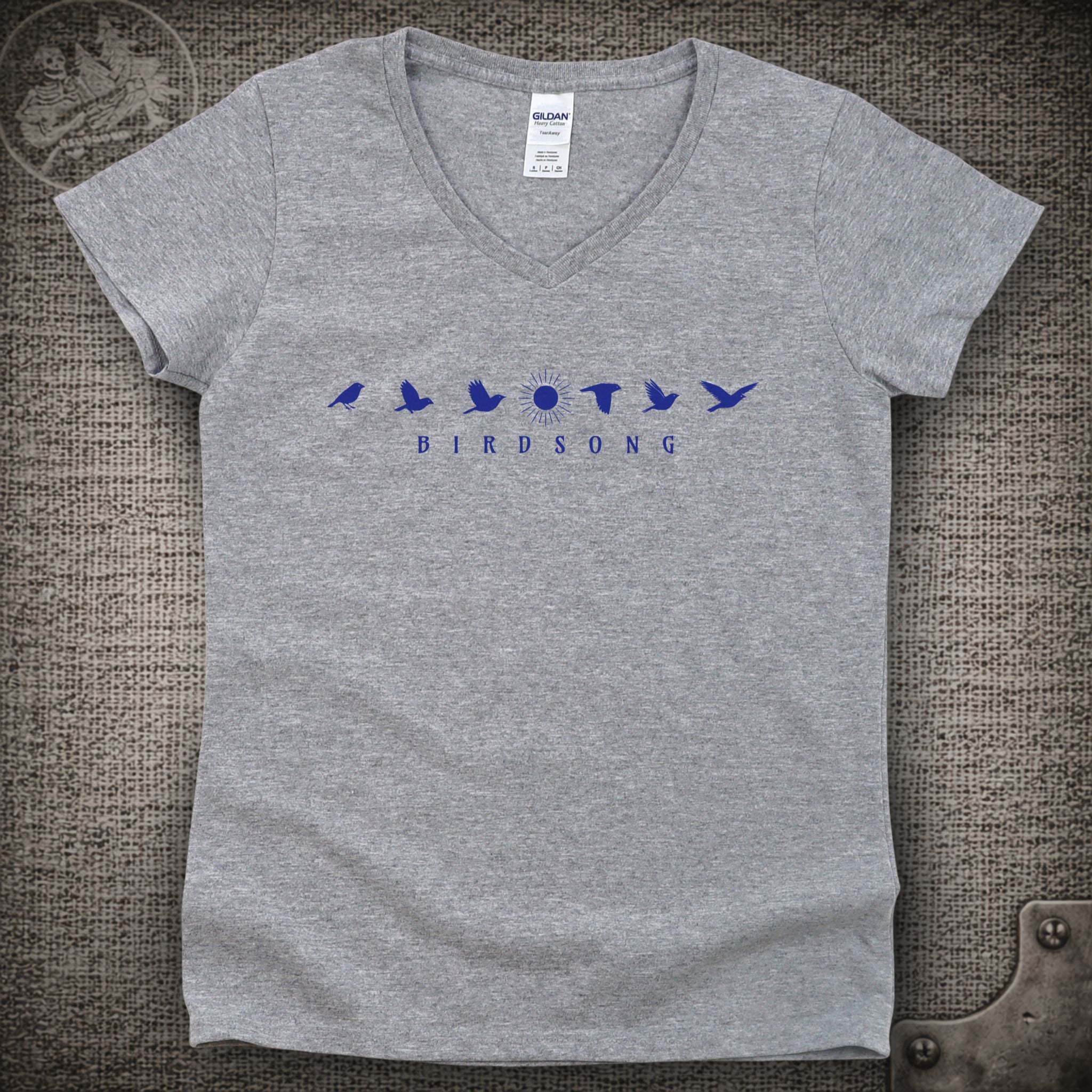 Bird Song Flight  | Grateful Dead Shakedown Lot Style Ladies V-Neck Tee